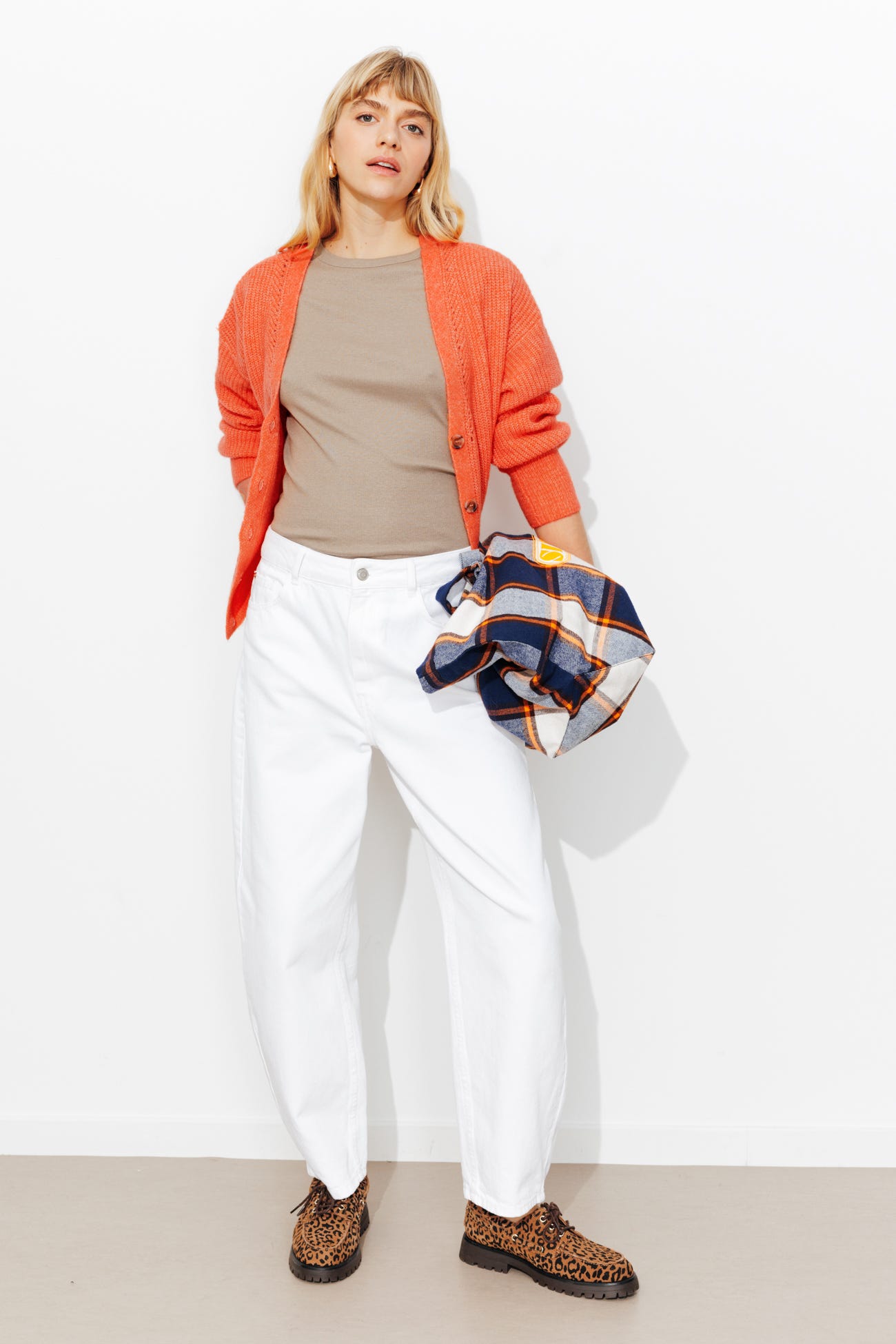 Pullover-Cardigan fronte/retro