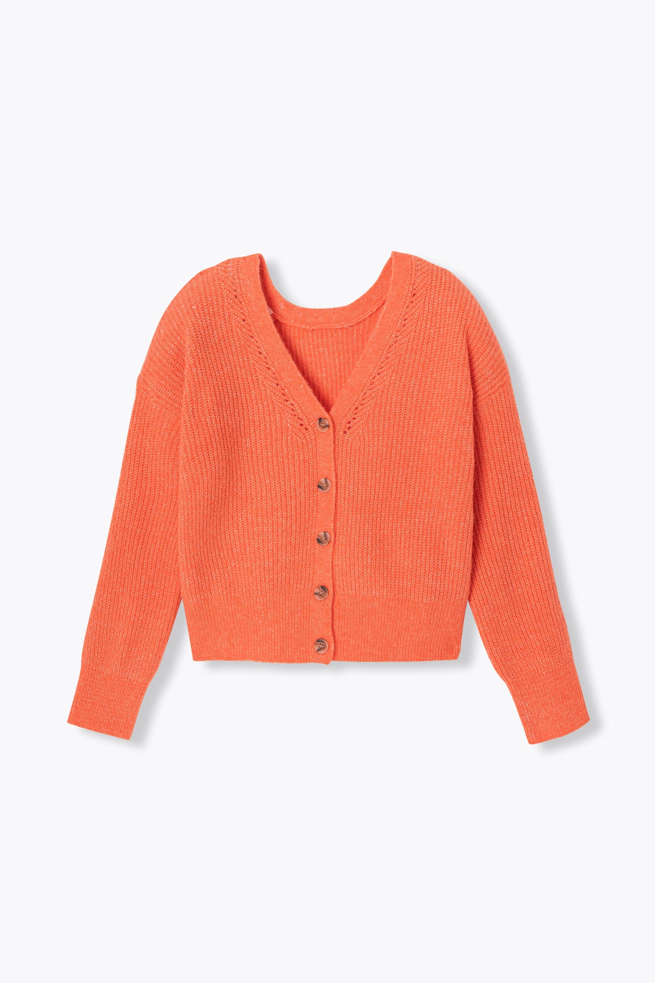 Pullover-Cardigan fronte/retro