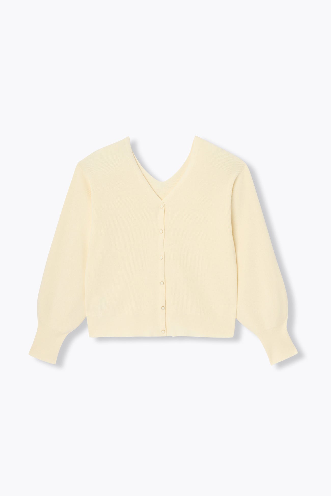 Pull-cardigan recto-verso