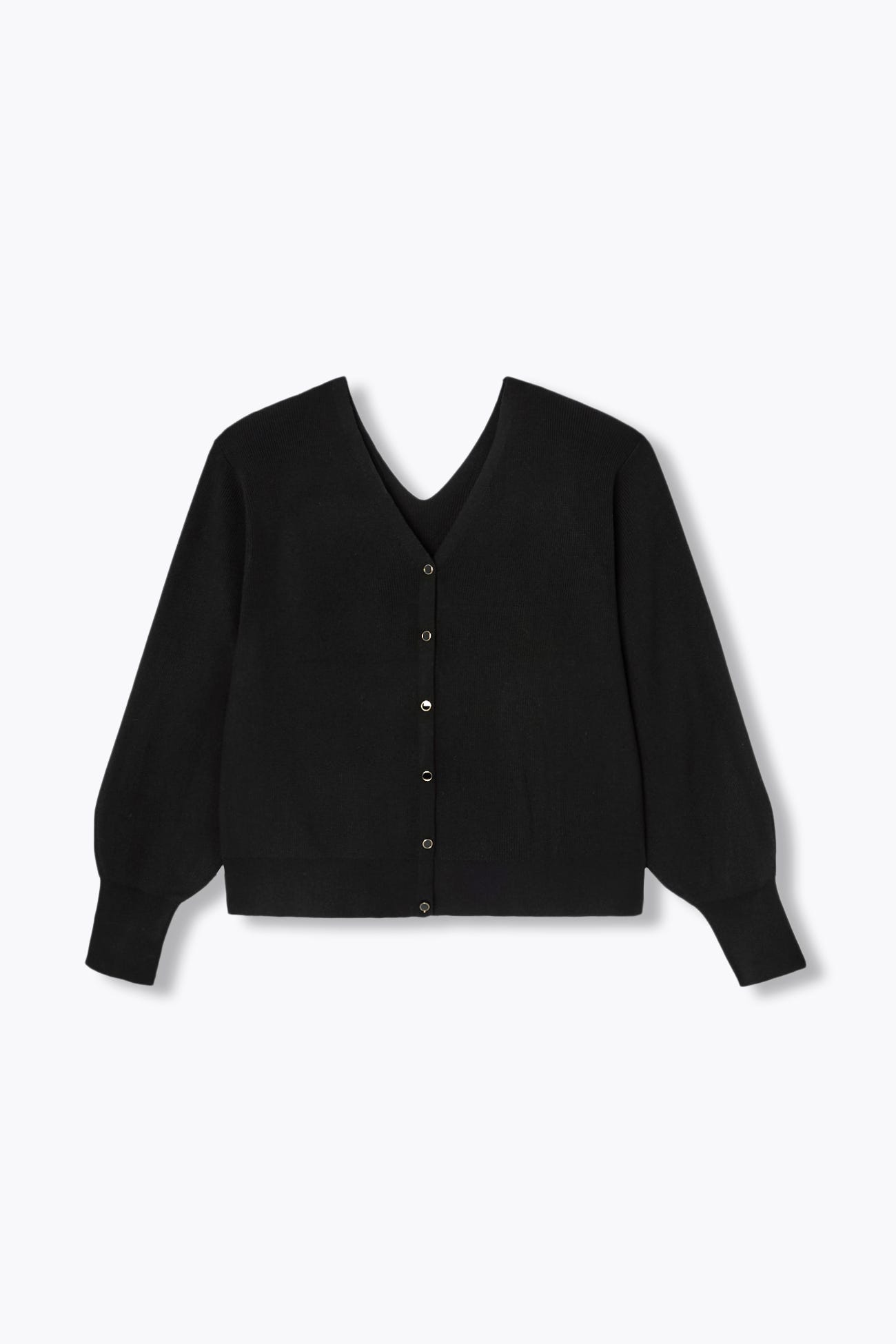 Pull-cardigan recto-verso