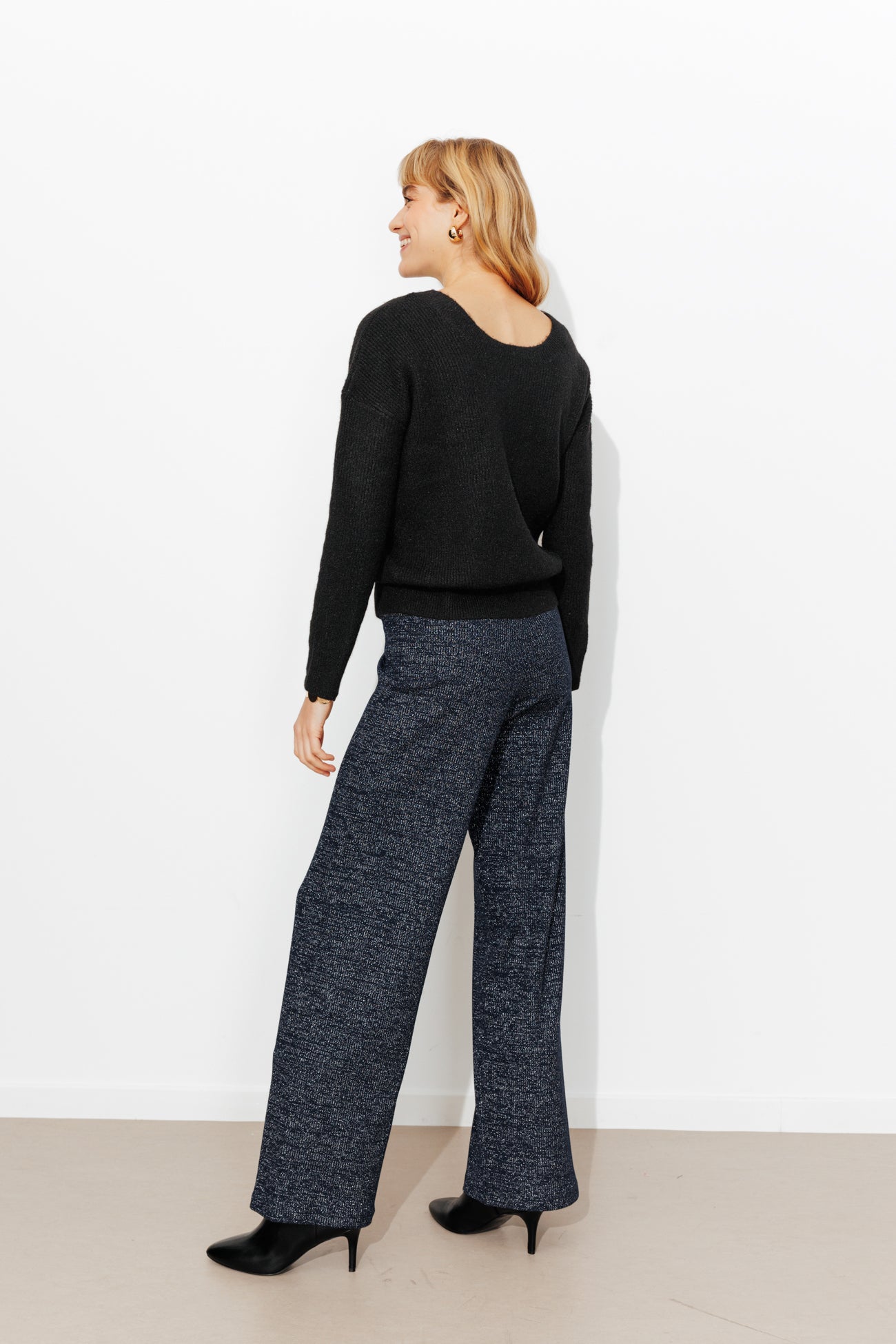 Pull recto verso Femme - Noir