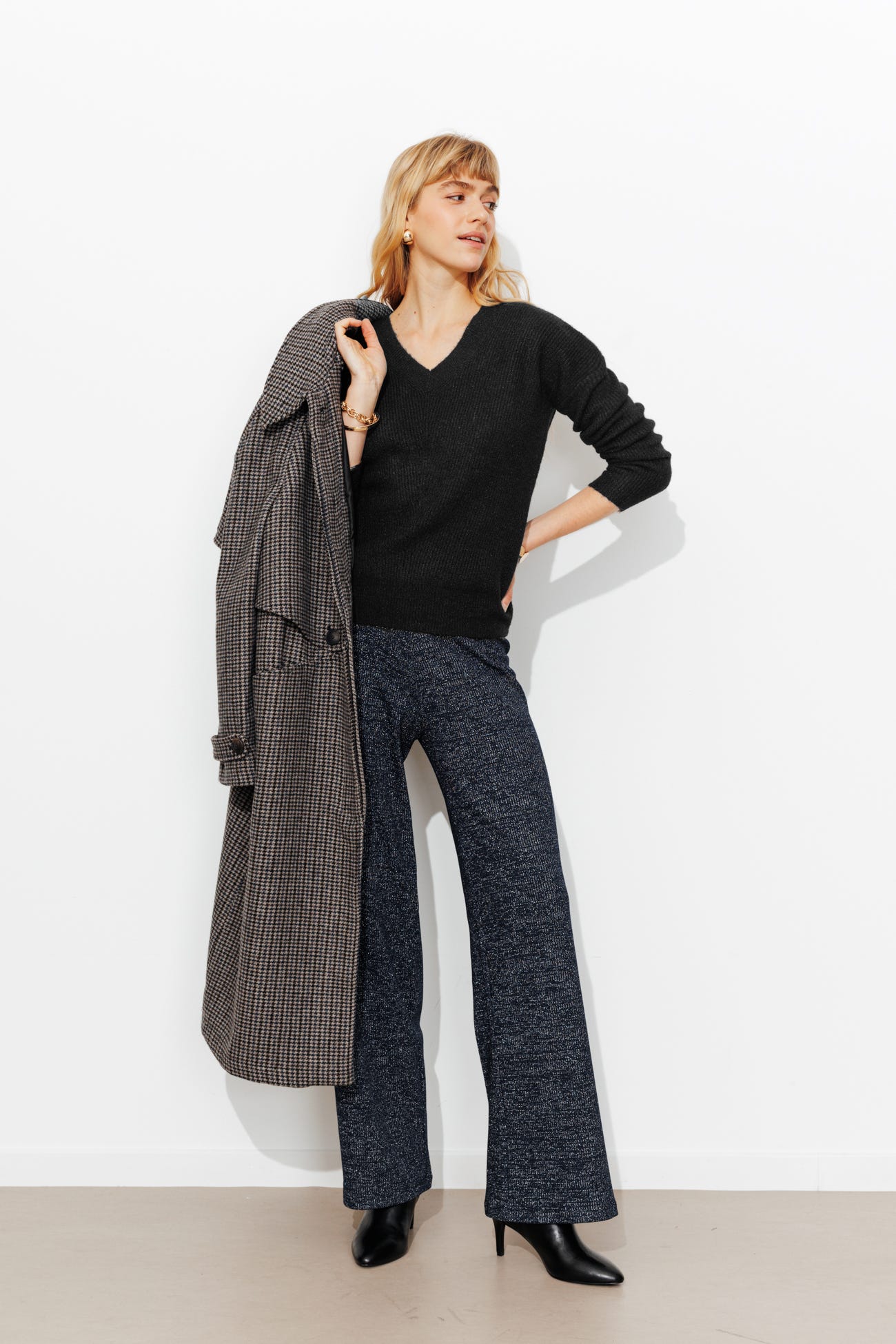 Pull recto verso Femme