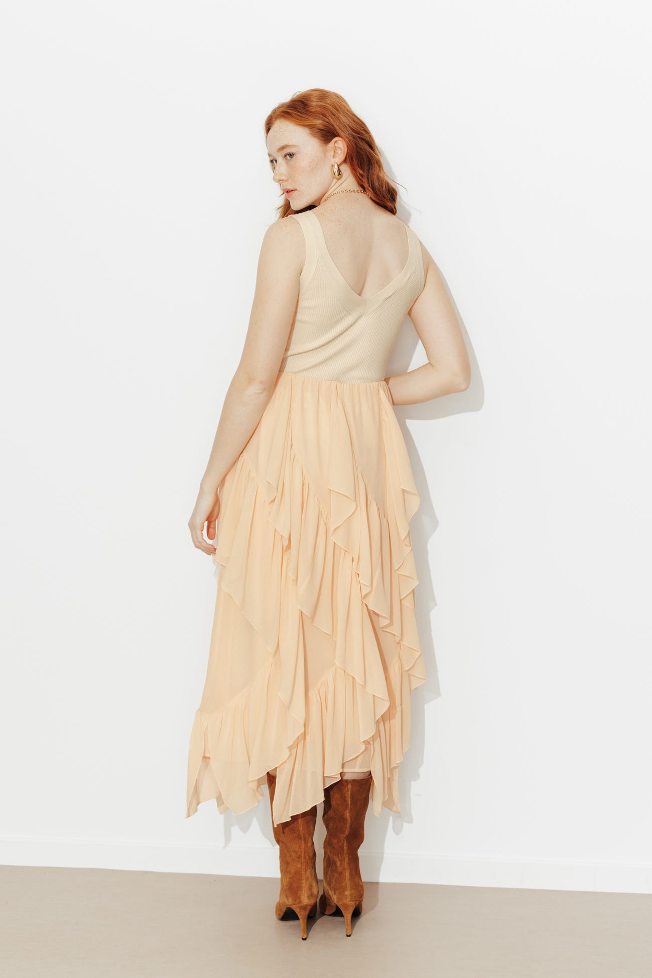 Débardeur en maille côtelée