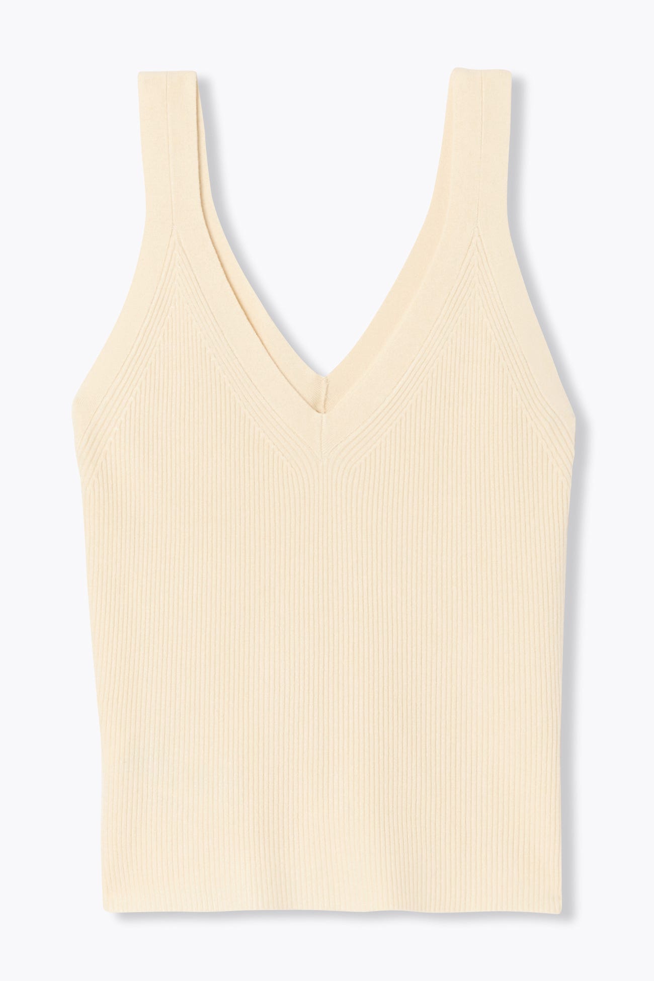 Débardeur en maille côtelée