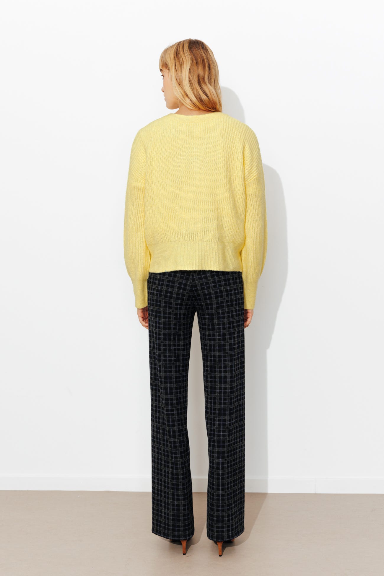 Pullover-Cardigan fronte/retro