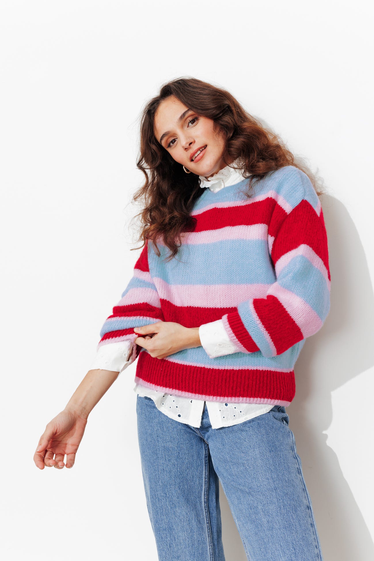 Jersey de rayas oversize