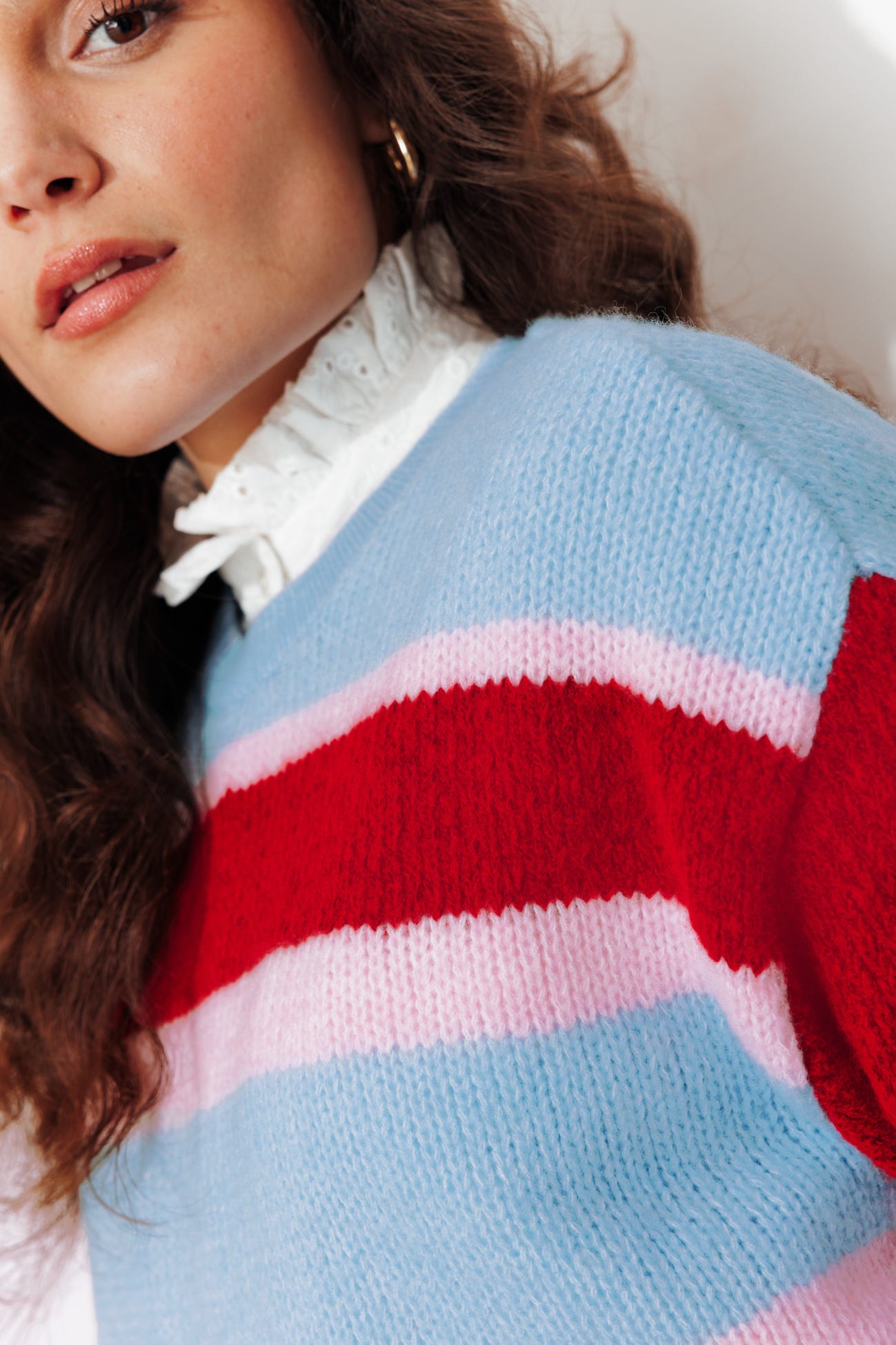 Jersey de rayas oversize