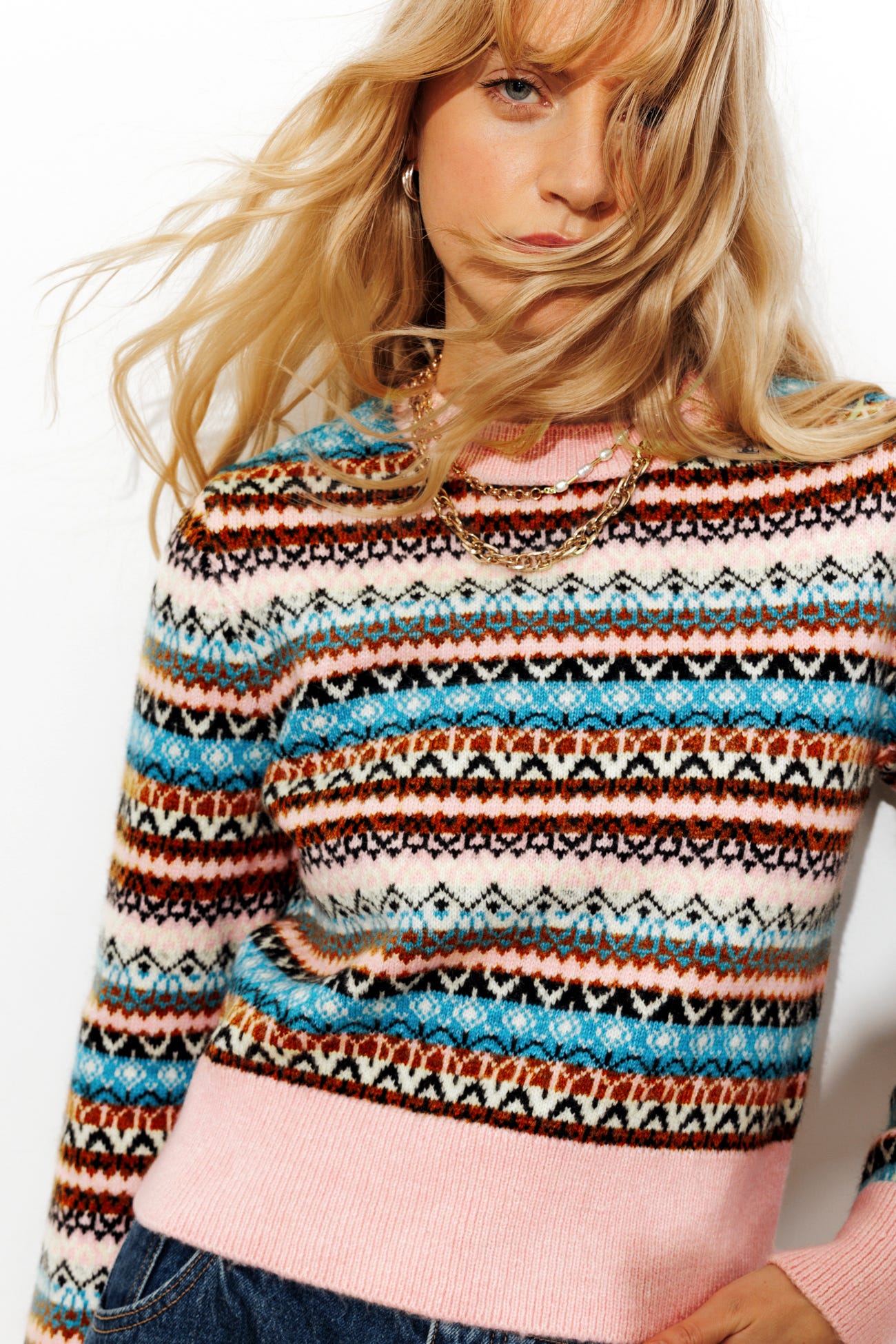 Jersey jacquard escandinavo