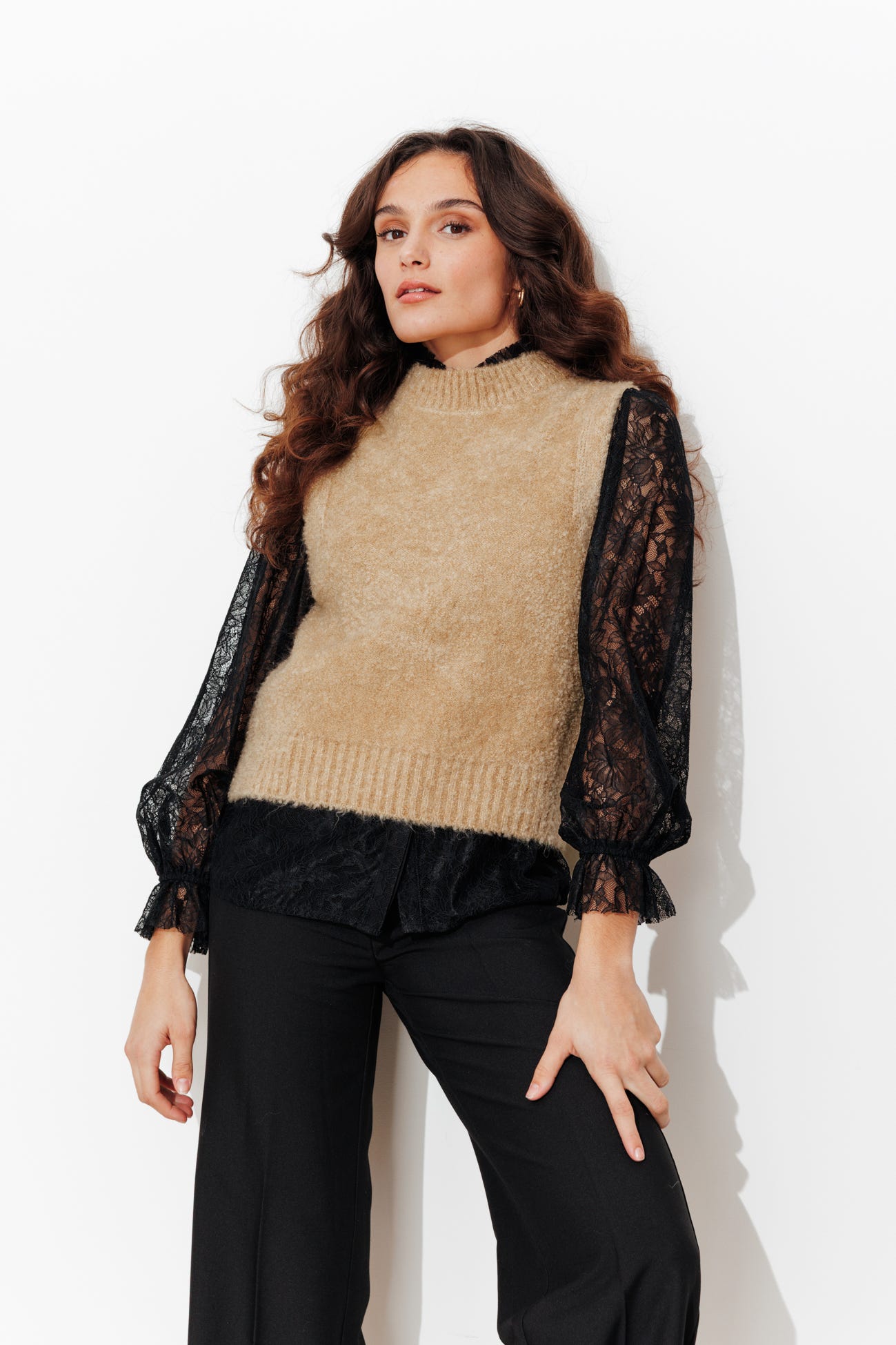 Pull sans manches Femme