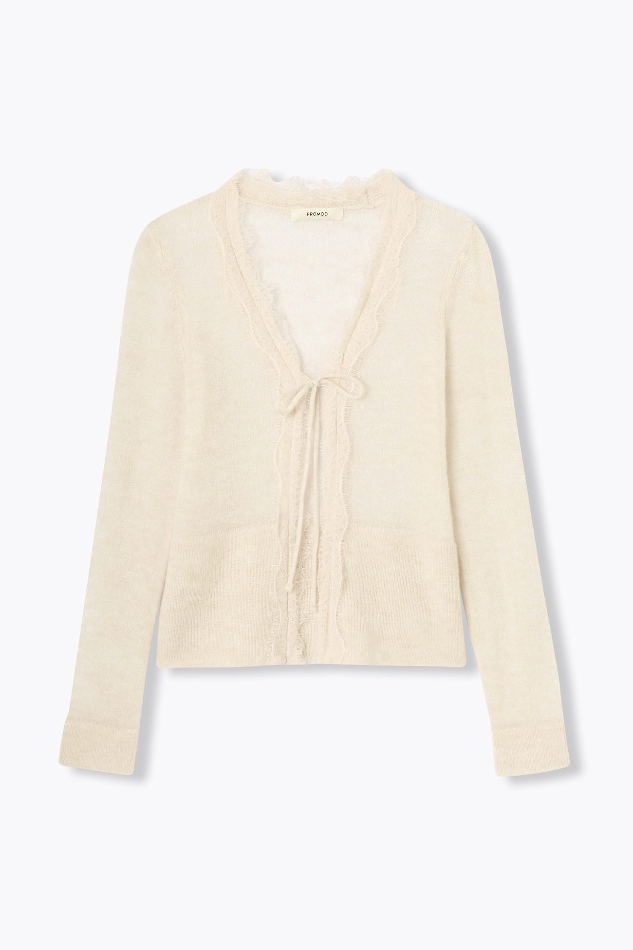 Cardigan mit Spitzendetails