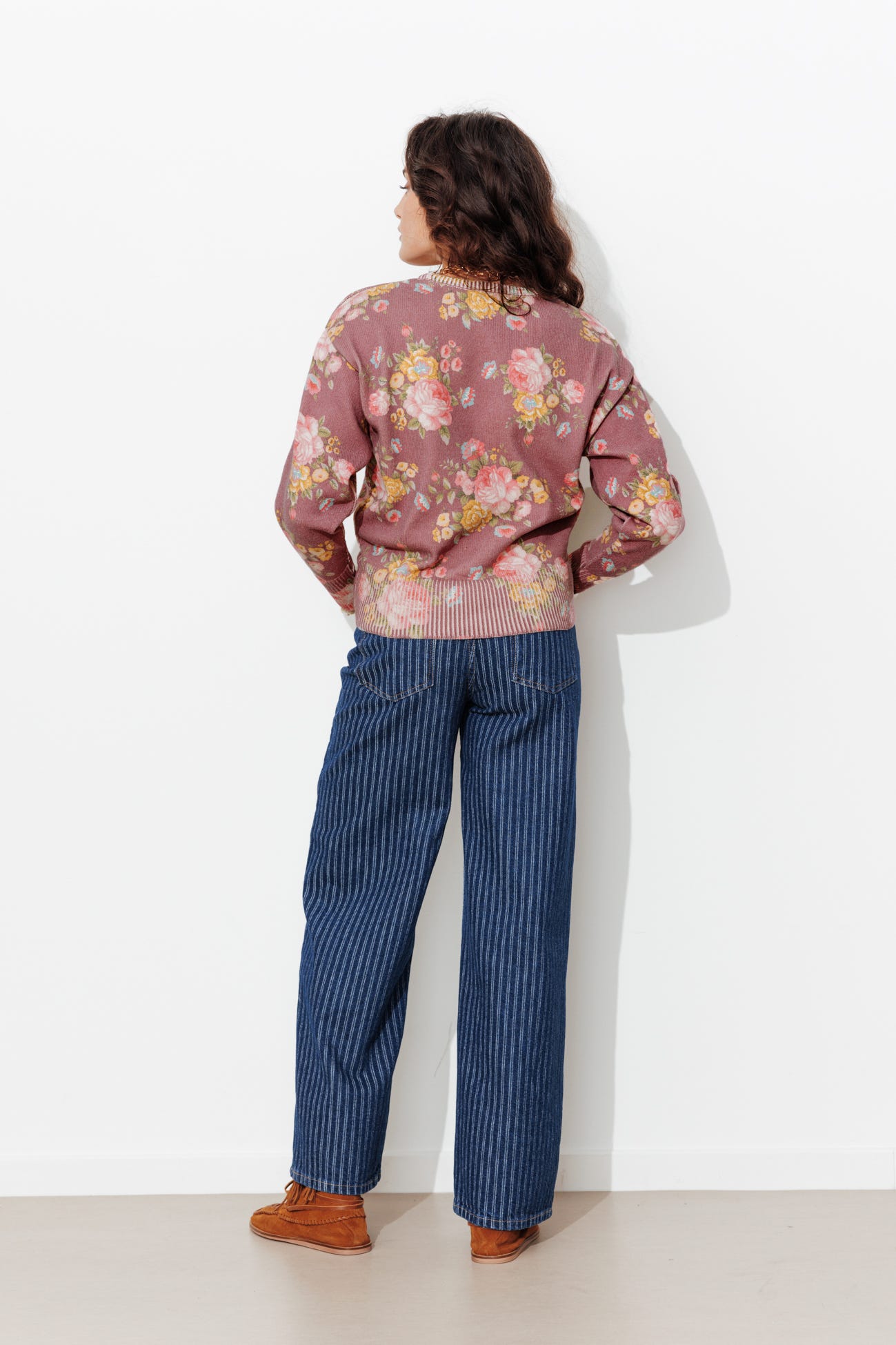 Maglia a stampa floreale