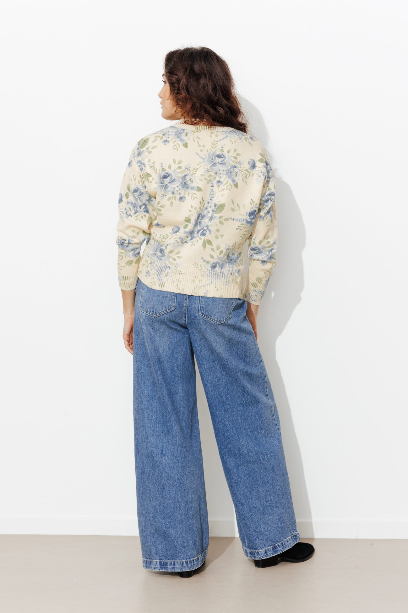 Maglia a stampa floreale