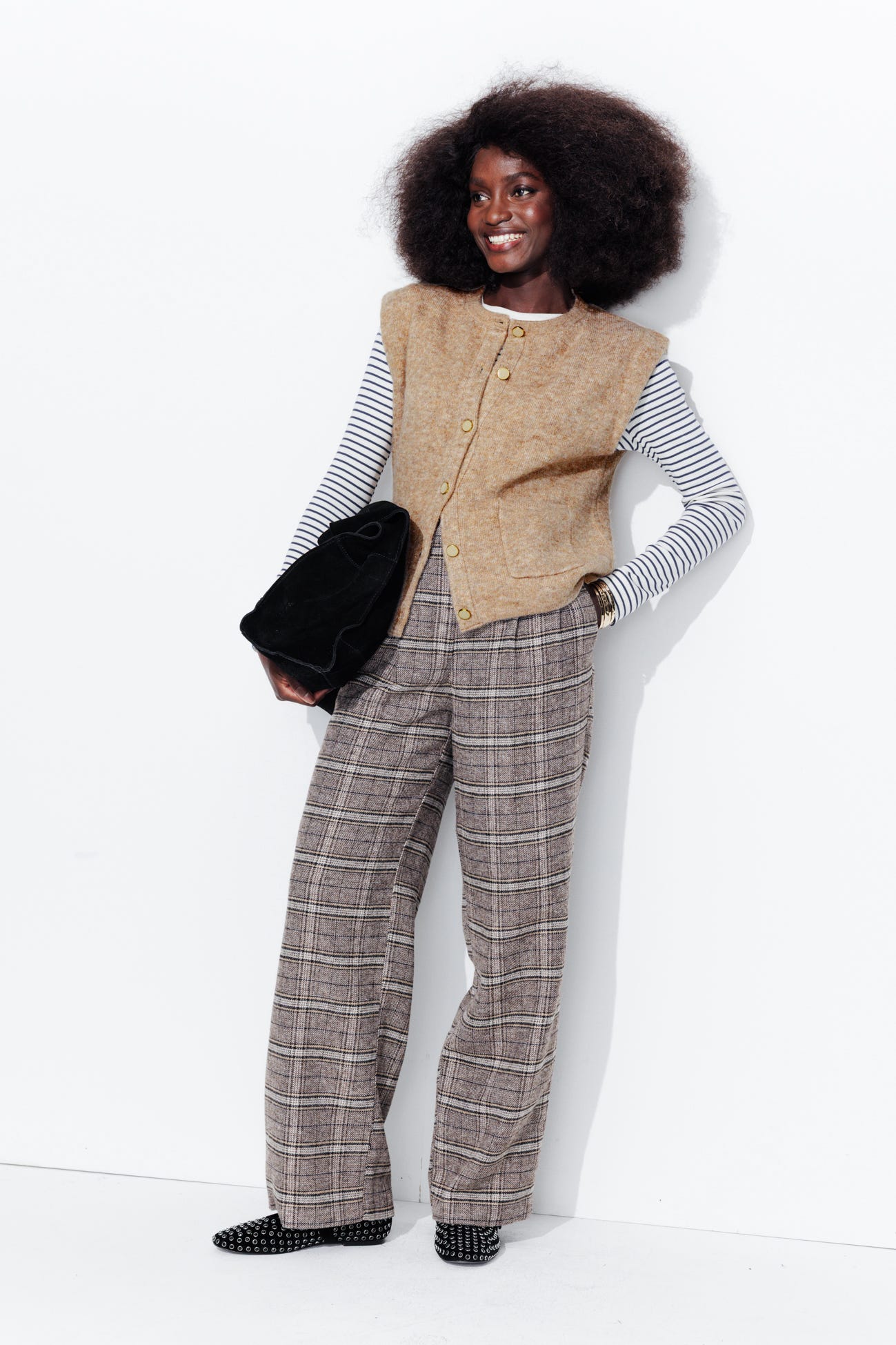 Cardigan corto smanicato