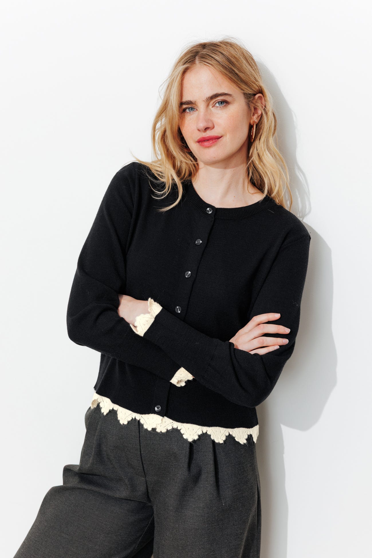 Cardigan court Femme