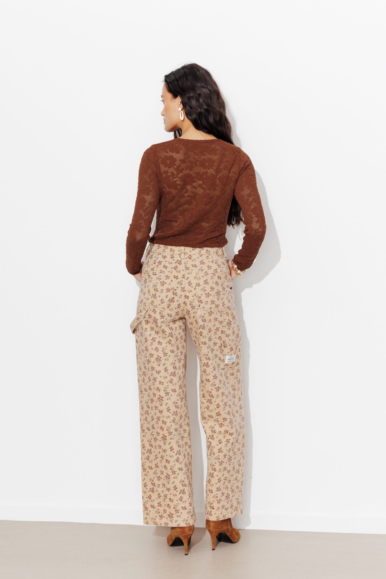 Pull en maille ajourée Femme