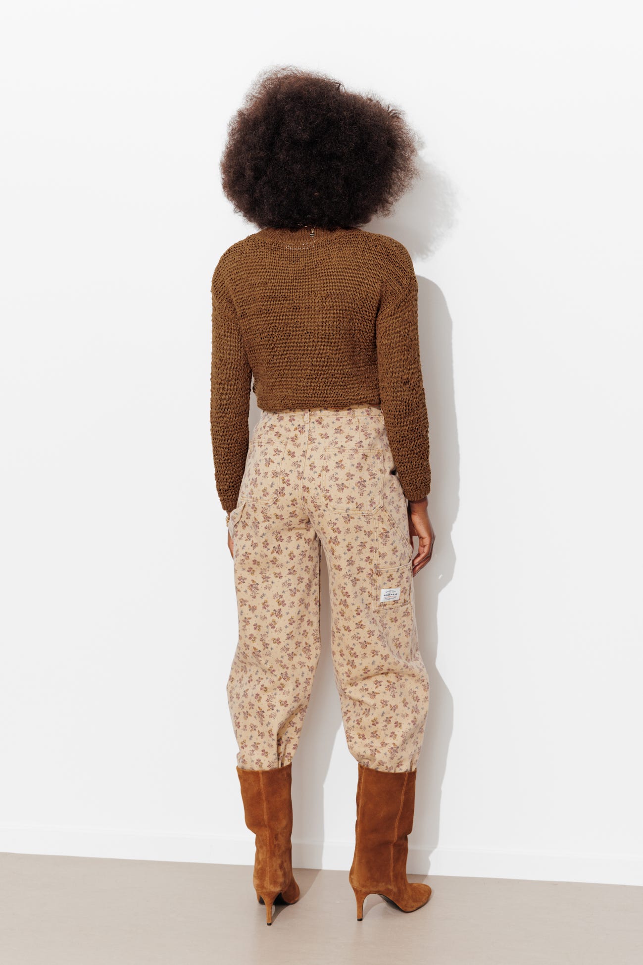 Pull en maille ruban Femme