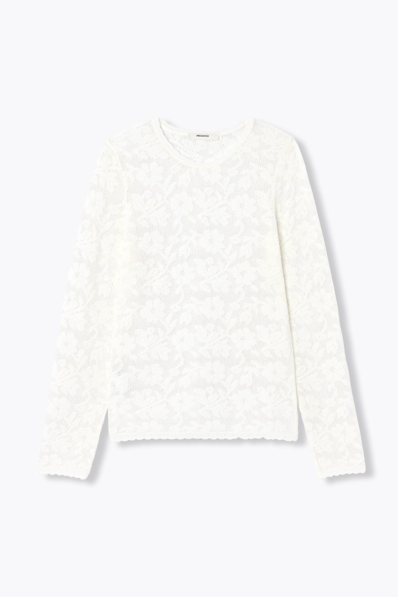 Pull en maille ajourée Femme