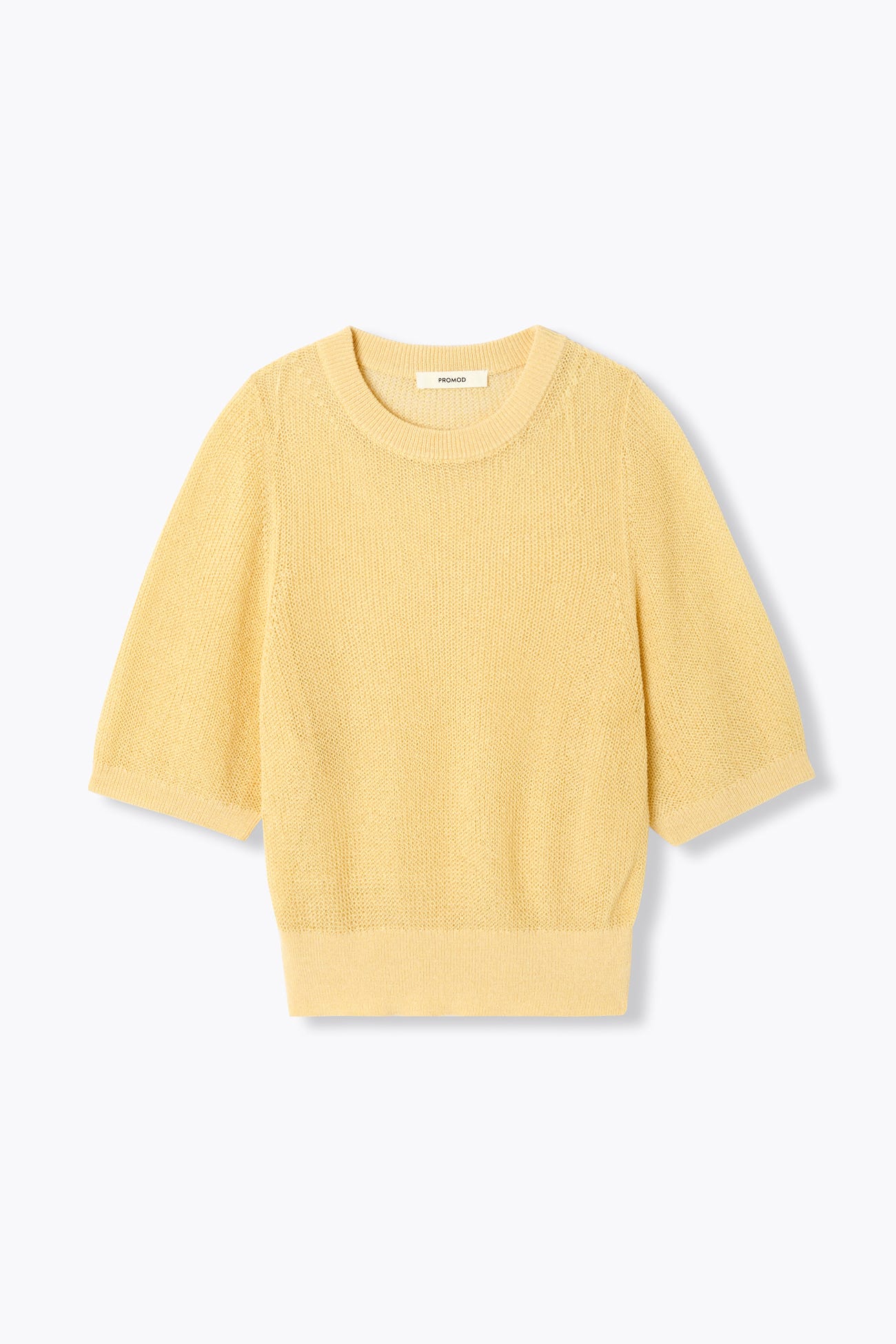 Pull ajouré manches courtes