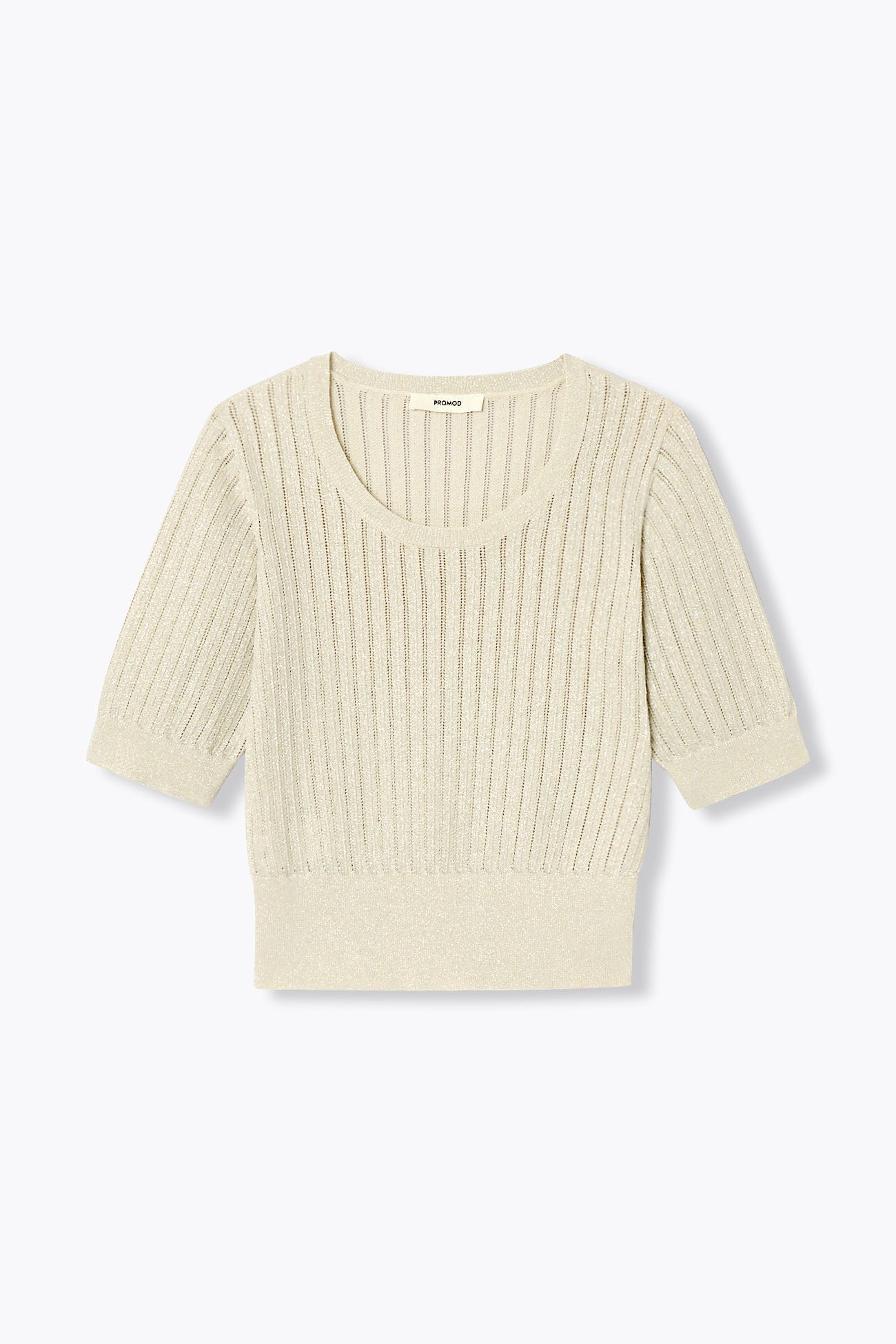 Pull court à paillettes Femme