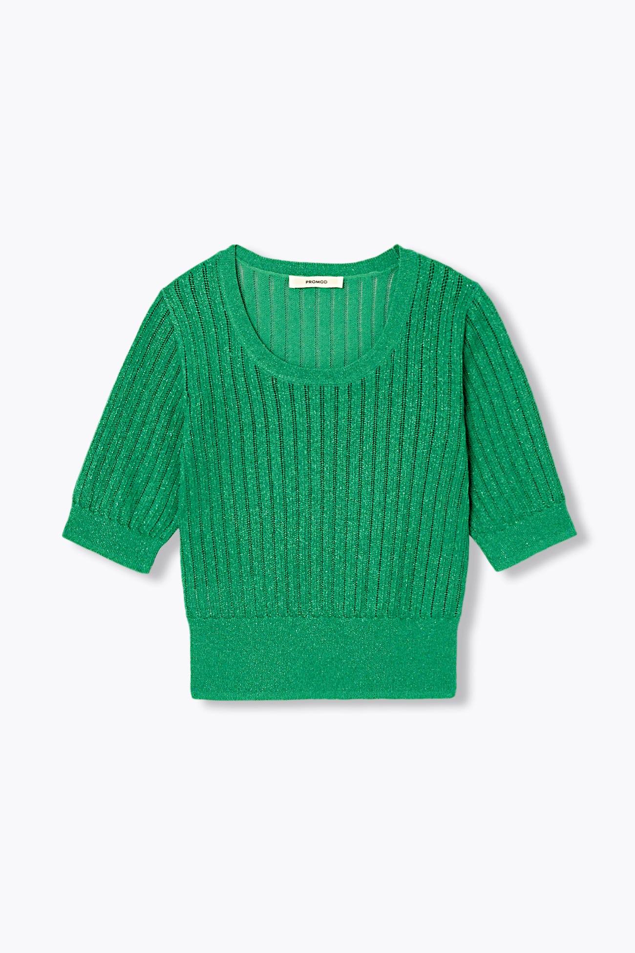 Pull court à paillettes Femme