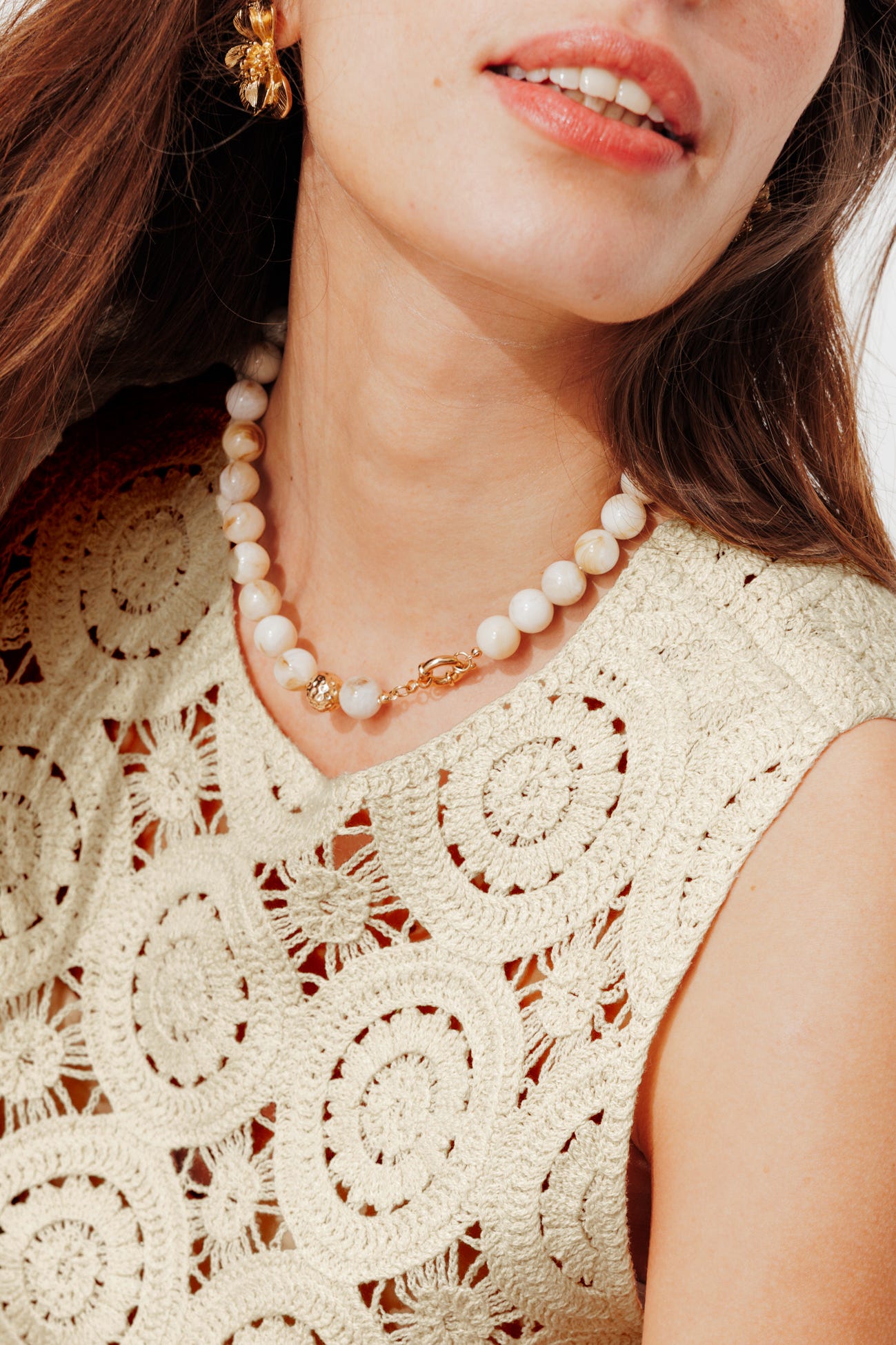 Pull en crochet recto verso