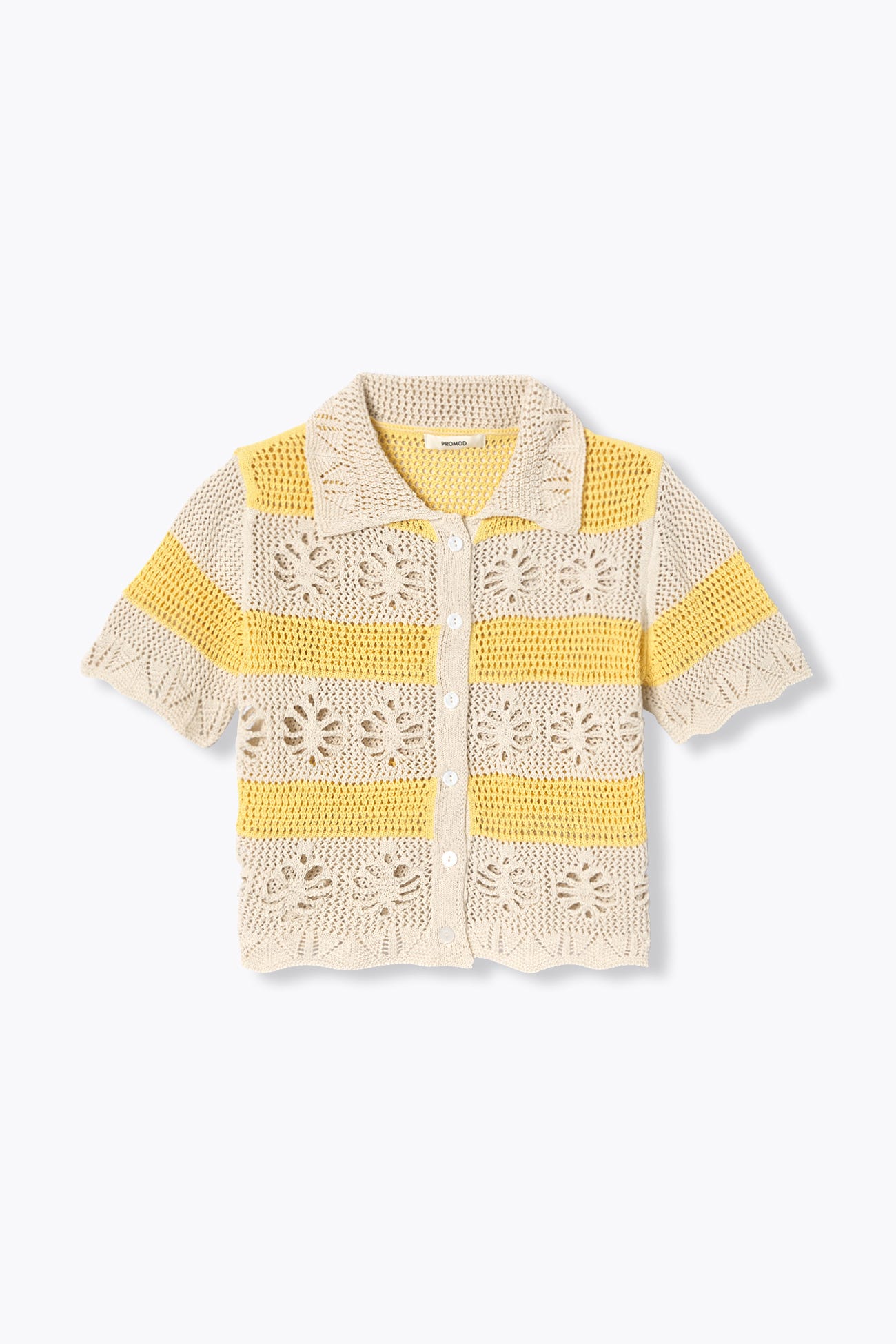 Cardigan rayé irisé Femme