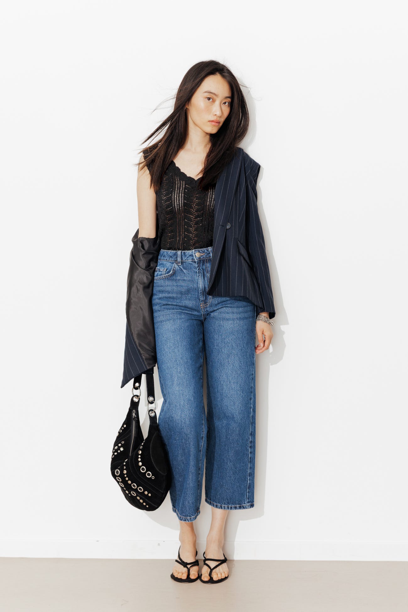 Stricktop mit Ajourmuster