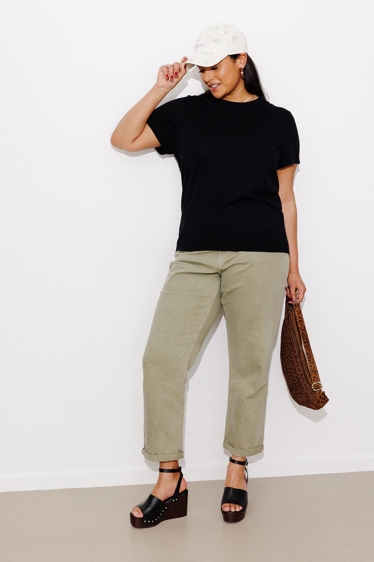 Pull fin manches courtes Femme