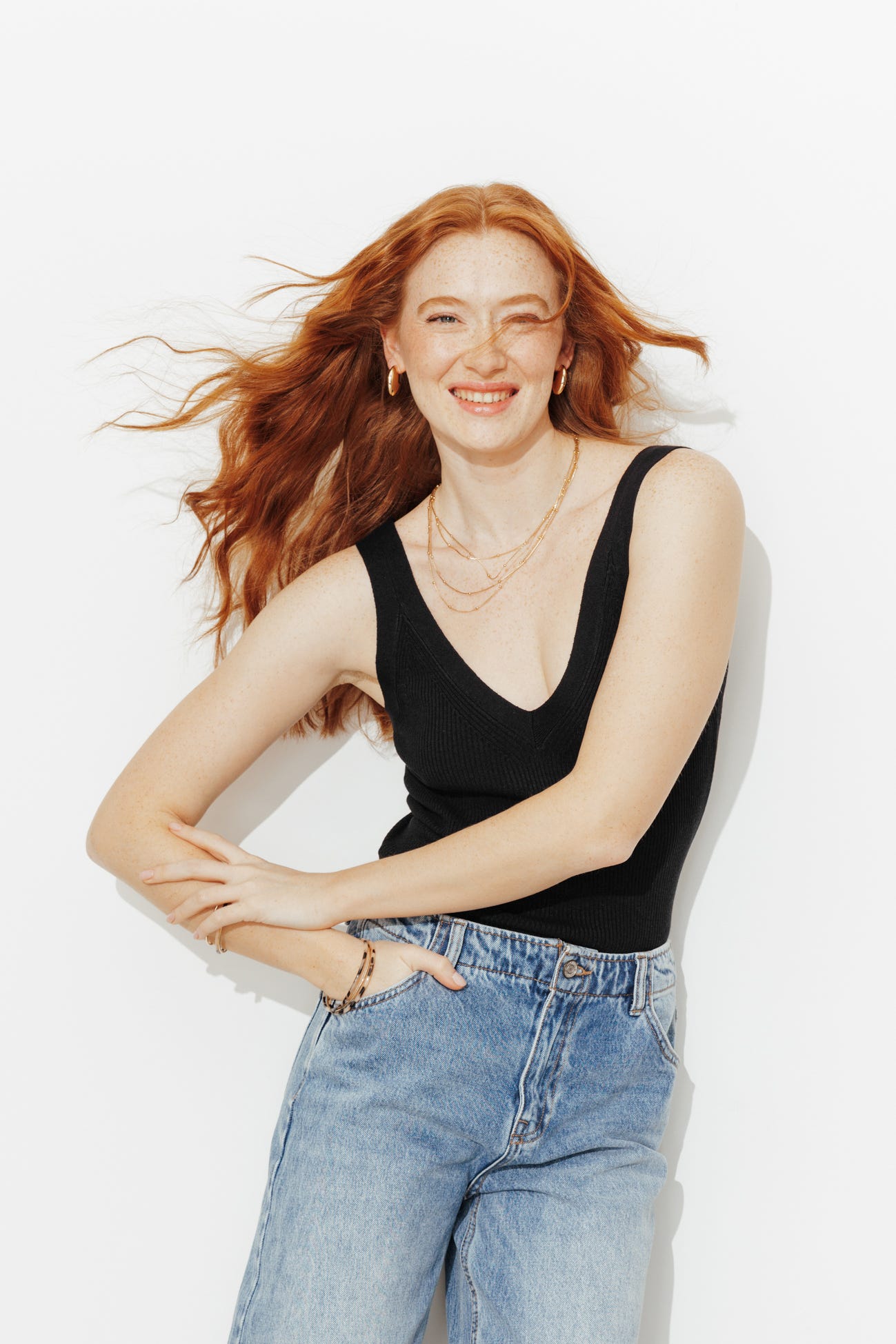 Débardeur en maille côtelée