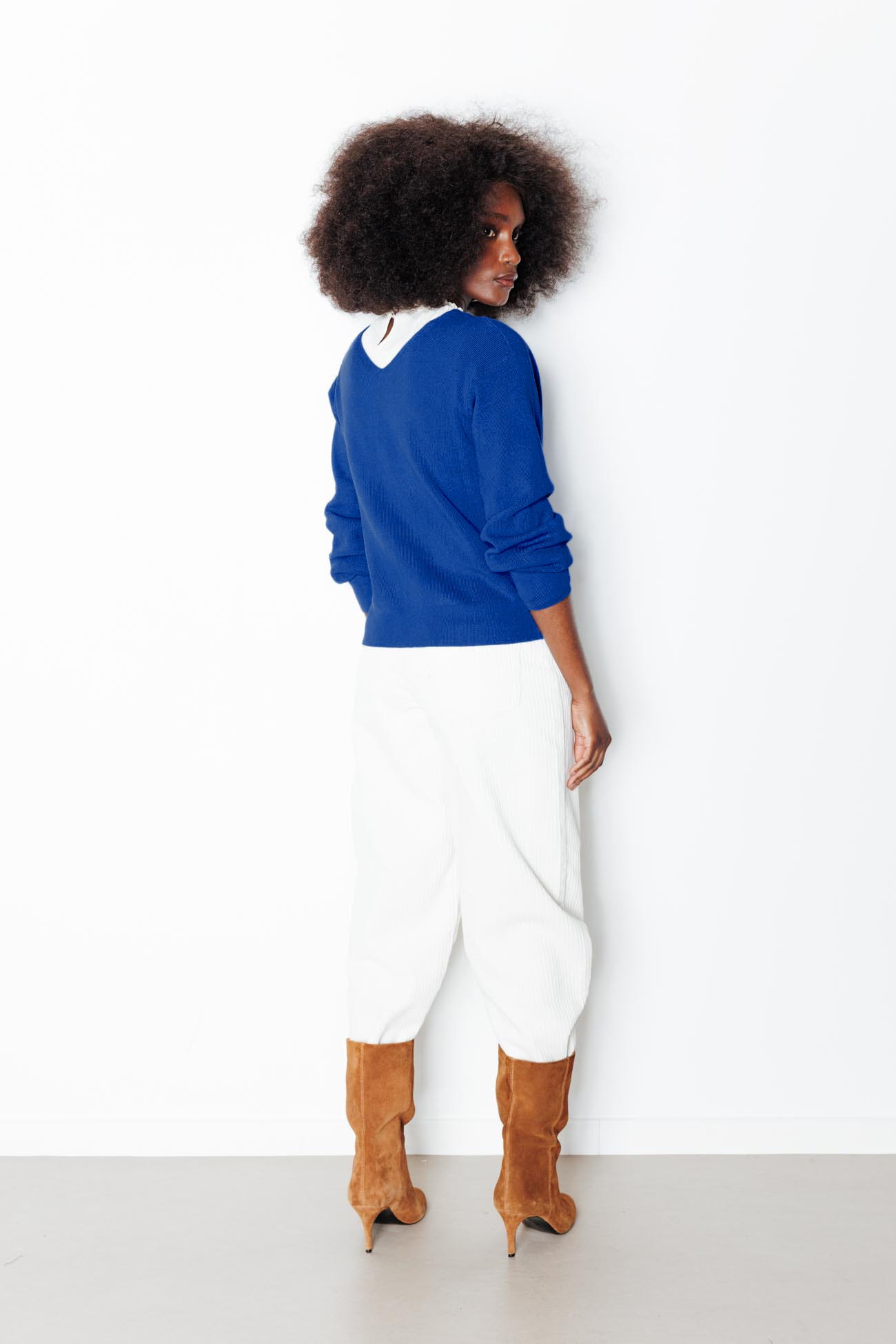 Pull-cardigan recto-verso