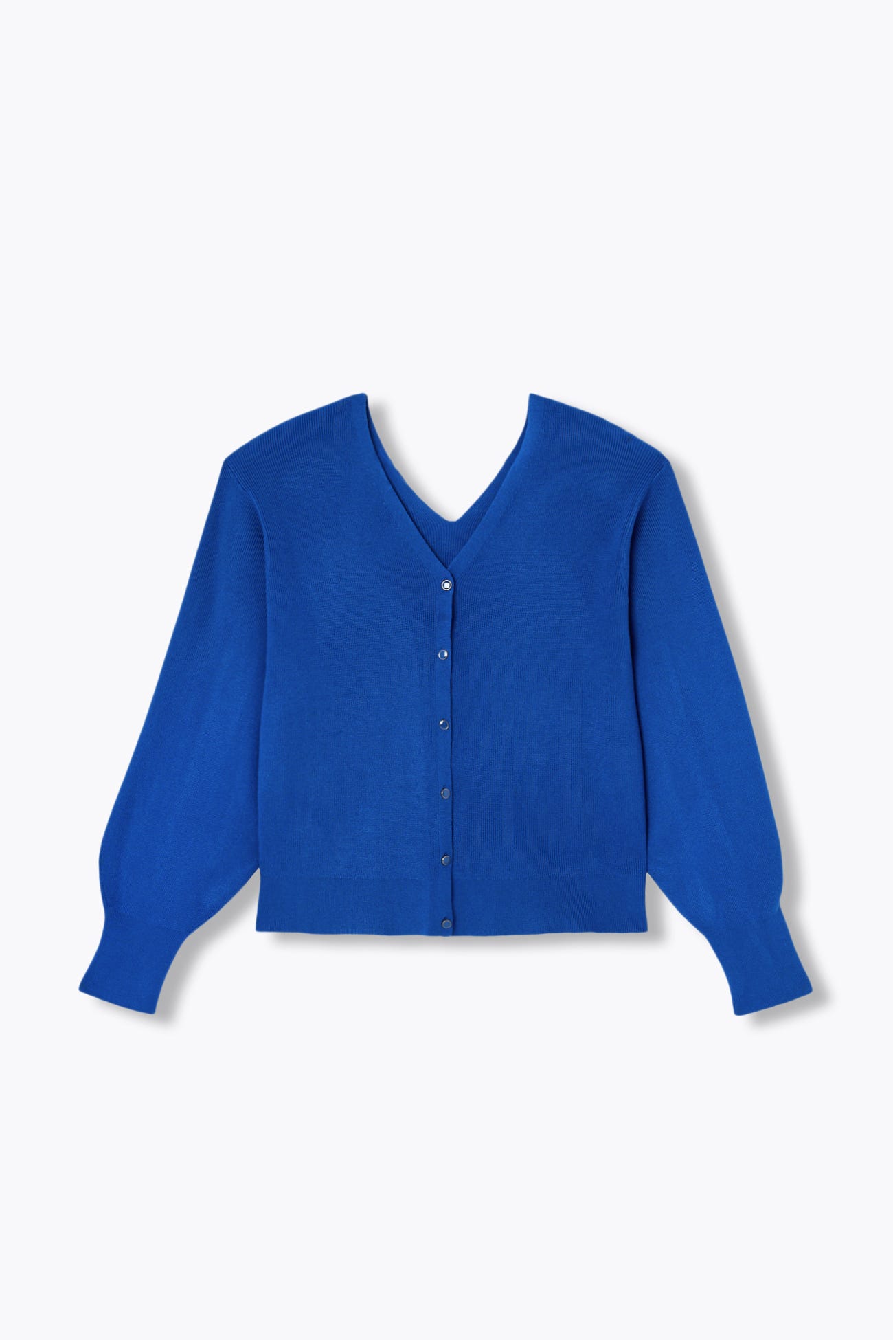 Pull-cardigan recto-verso