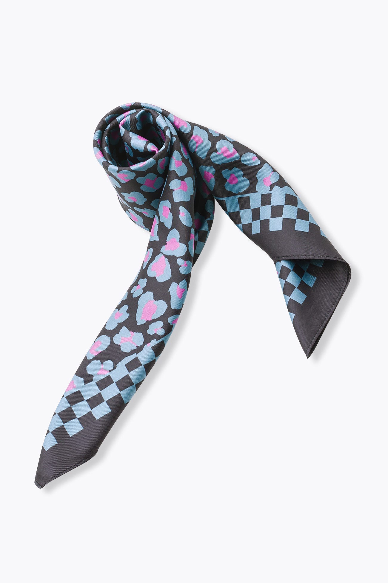 Foulard léopard coloré Femme