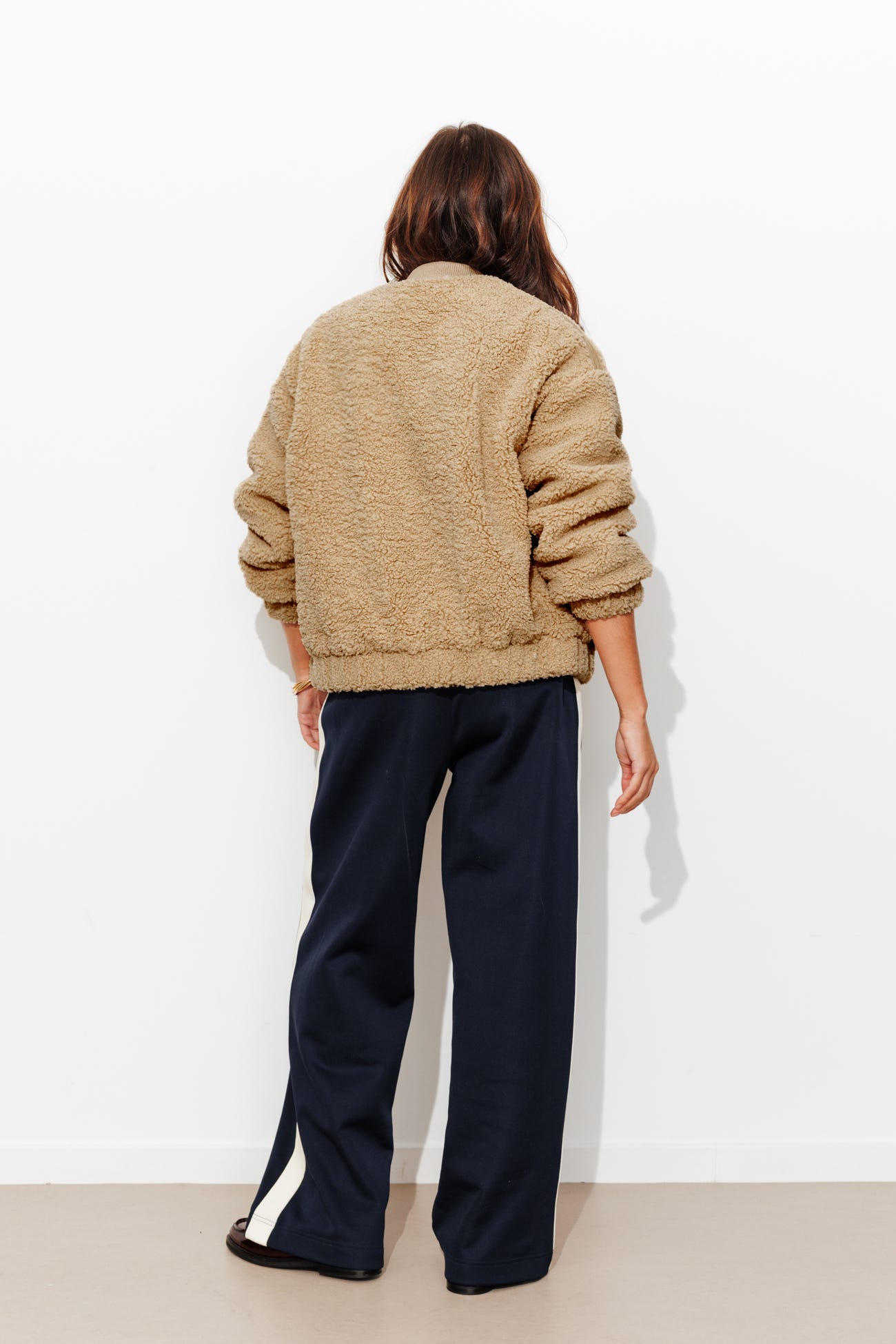 Fleecy teddy casual jacket