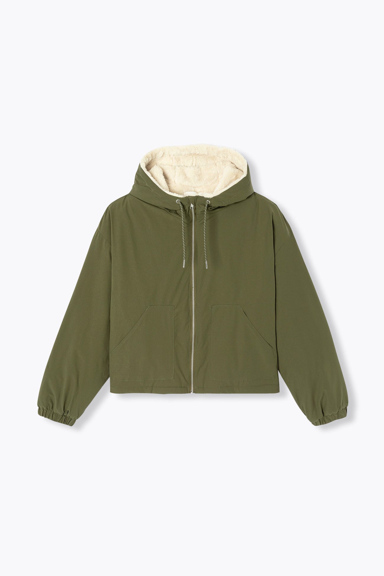 Blouson chaud à capuche Femme