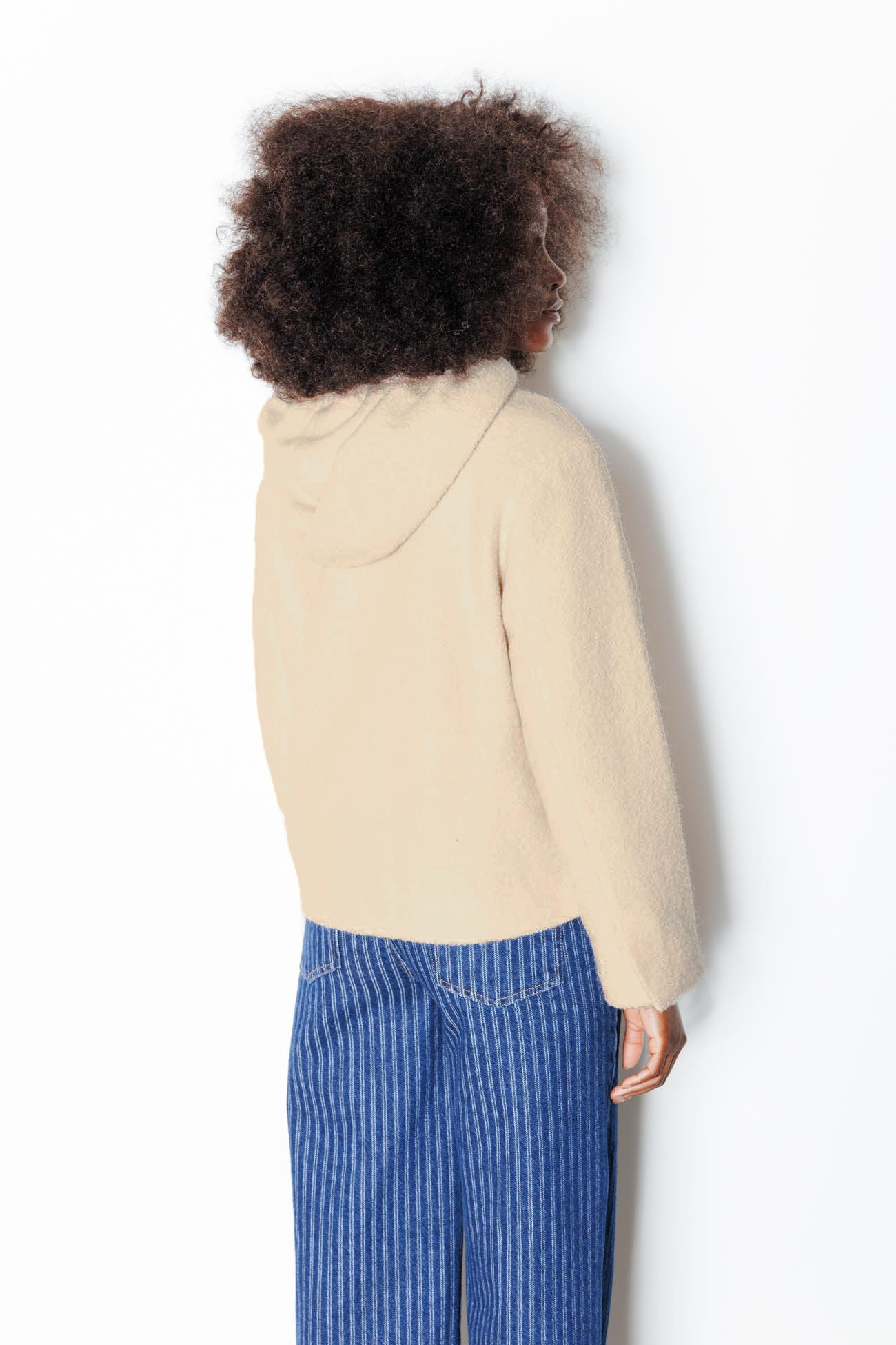 Kurzmantel mit Kapuze