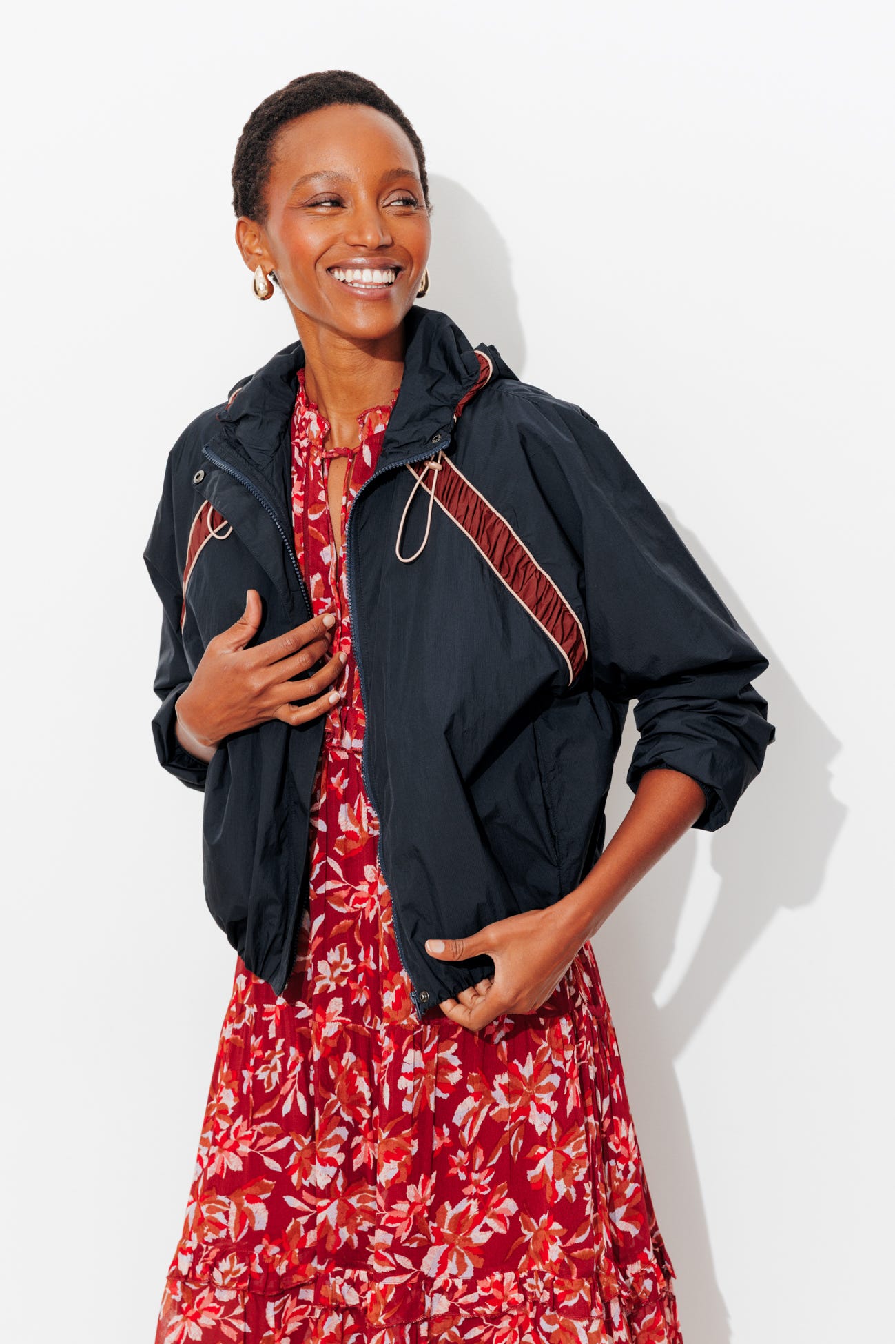 Coupe-vent à capuche