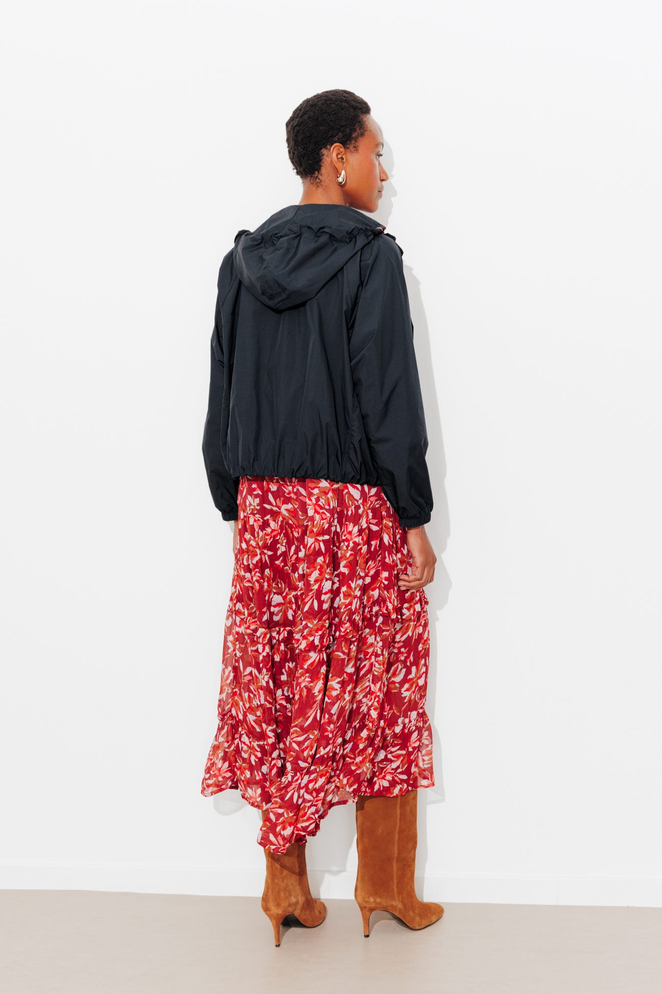 Coupe-vent à capuche