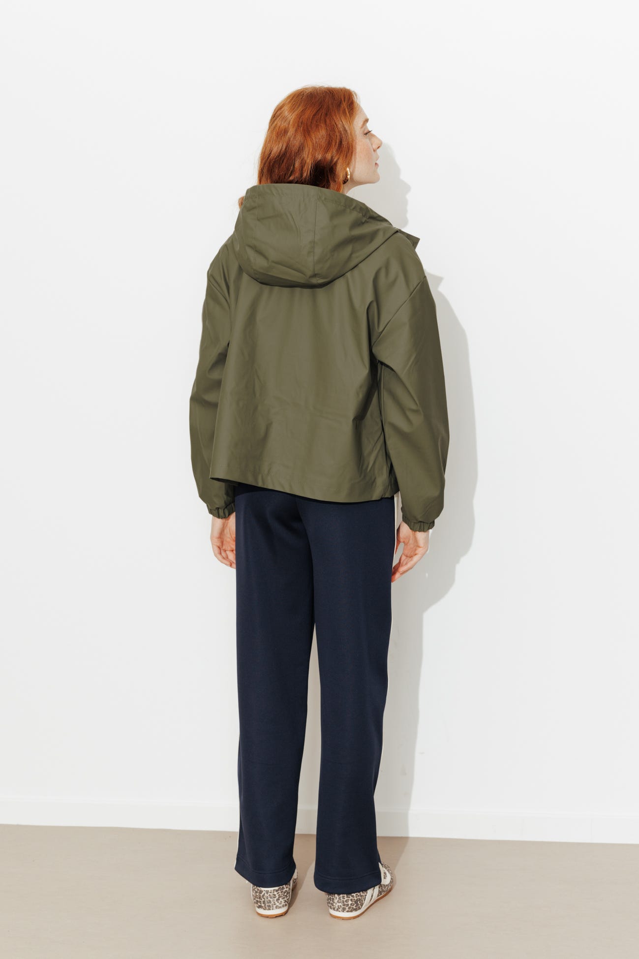 Blouson de pluie à capuche