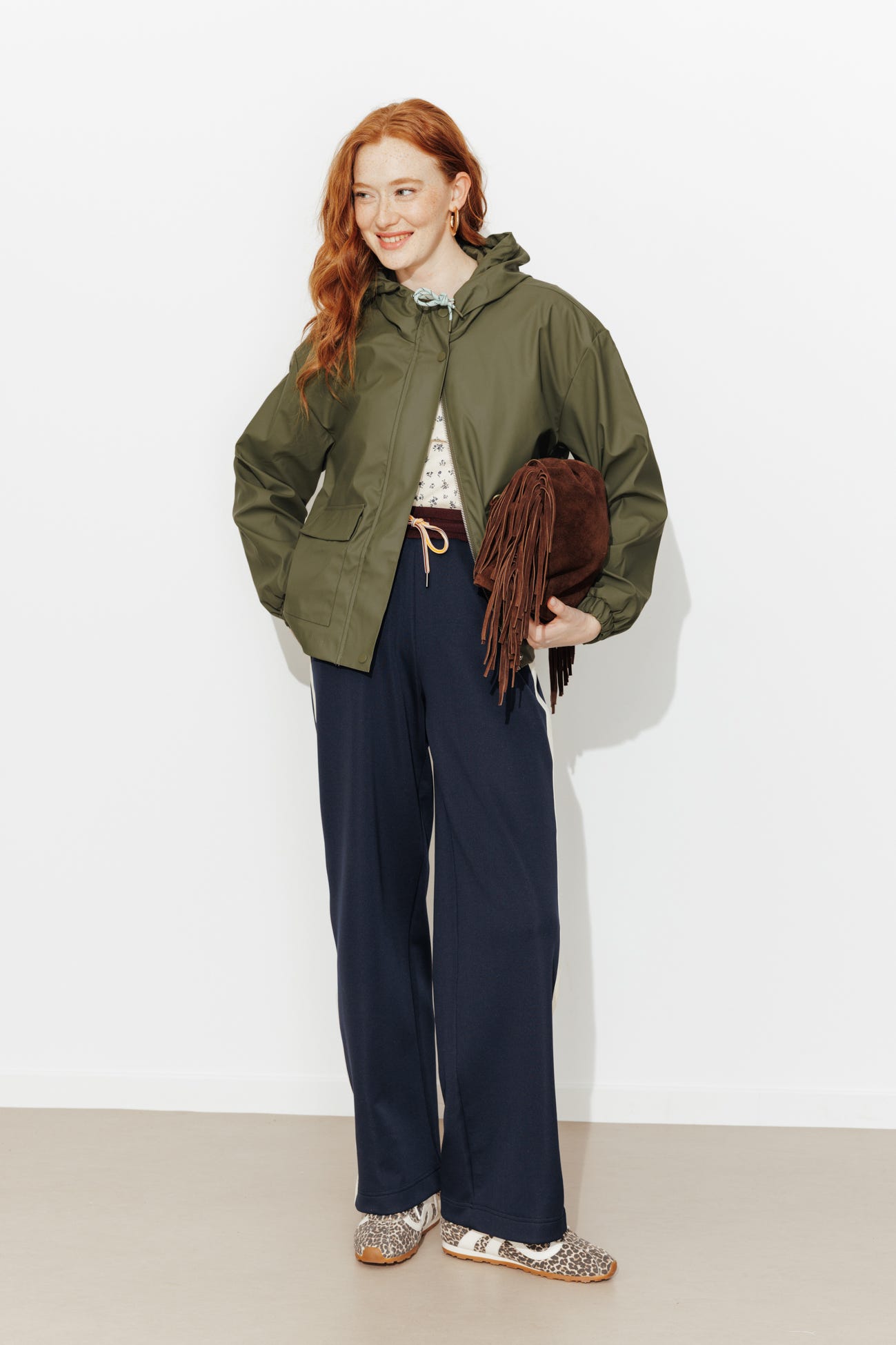 Blouson de pluie à capuche