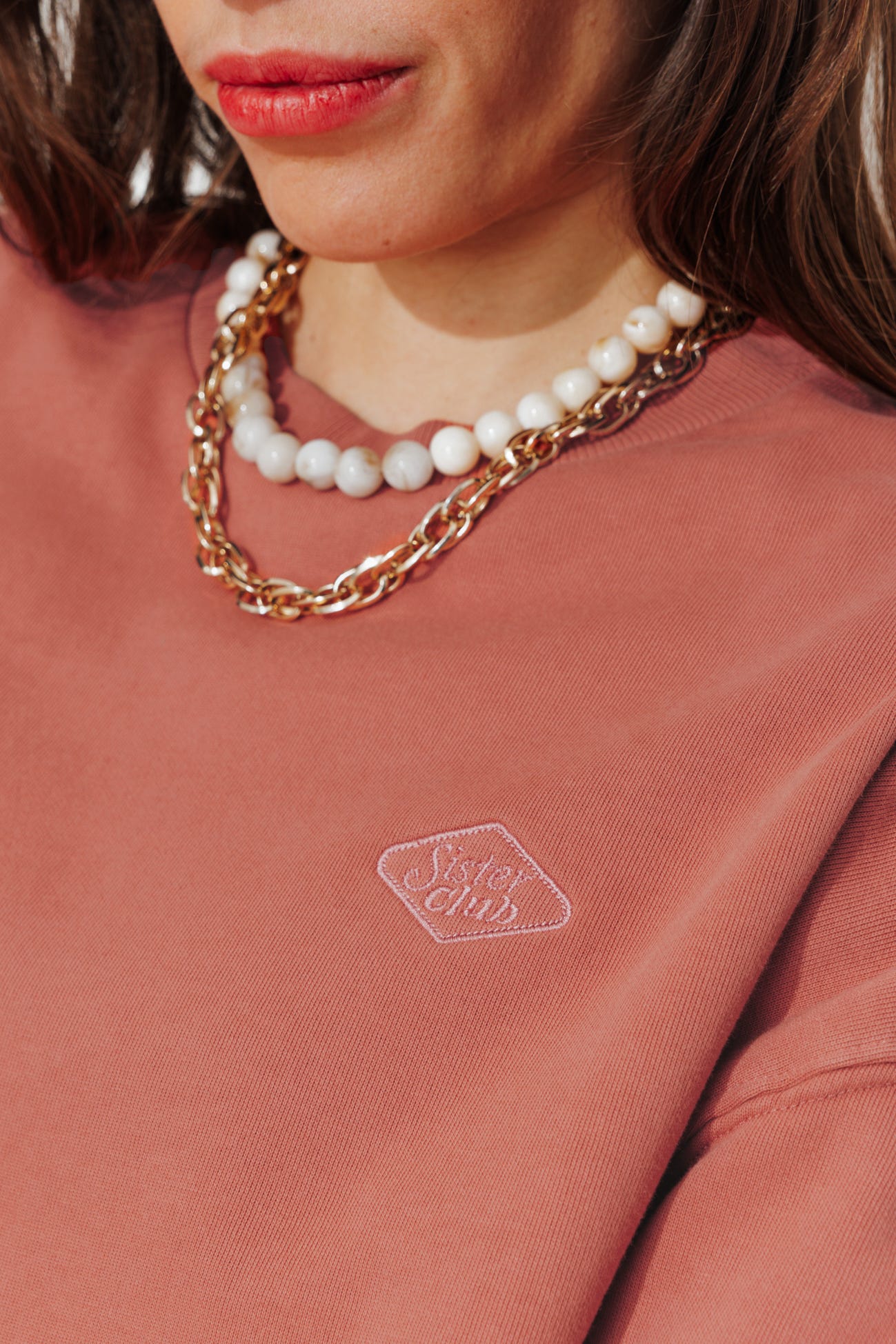 Sweat-shirt femme sisters club