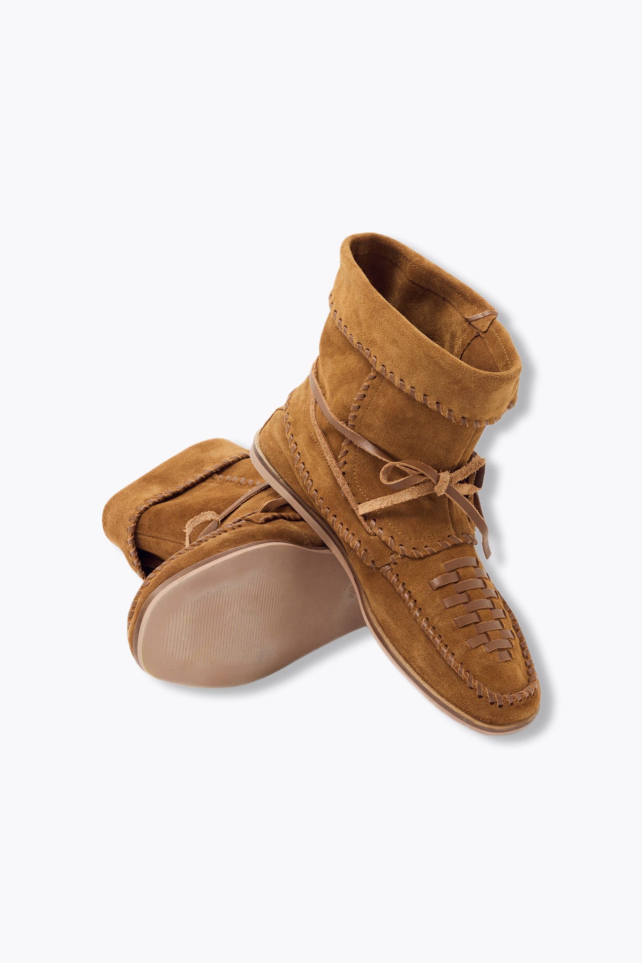 Botines indios piel de ante