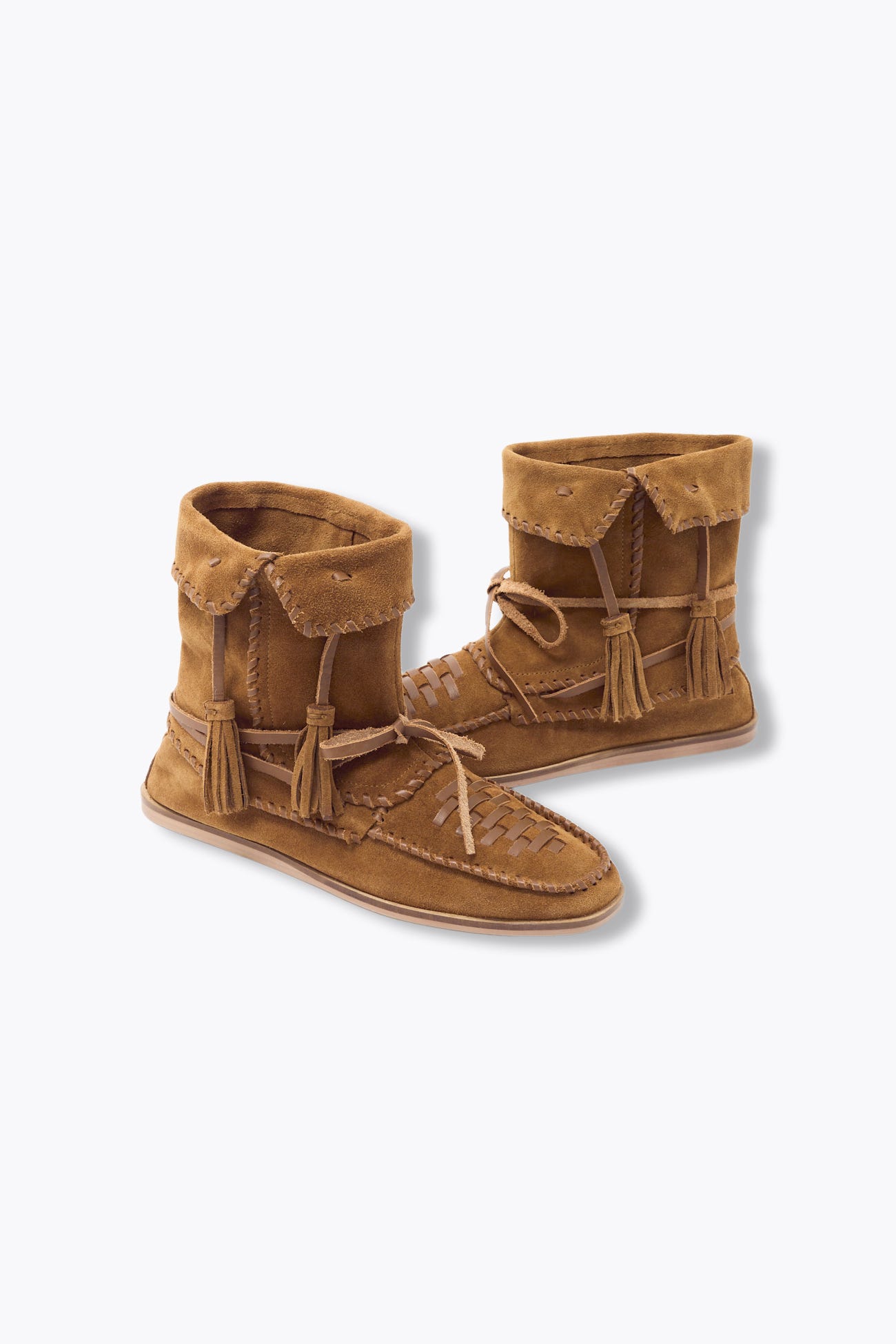 Botines indios piel de ante