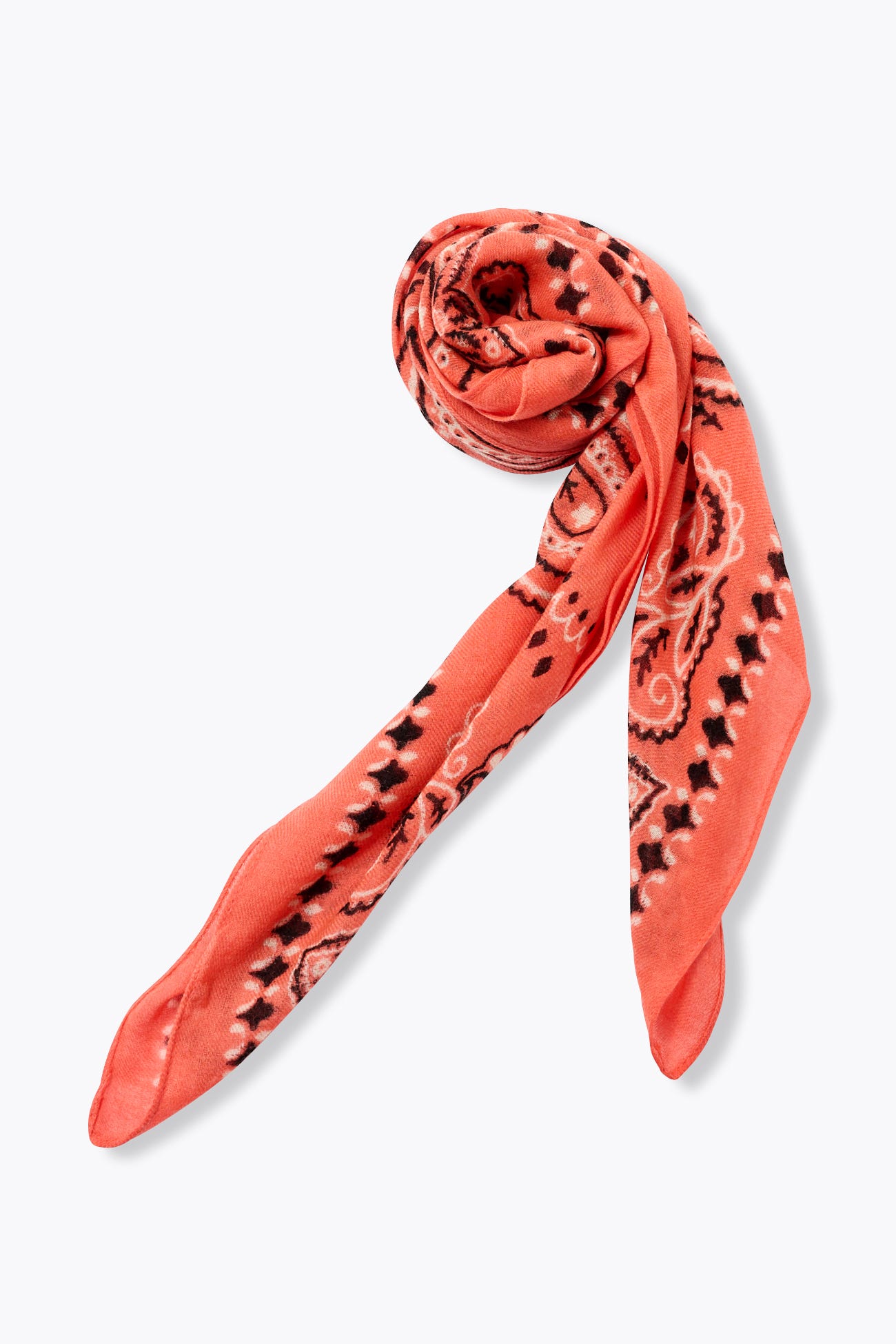 Grande foulard bandana in lana