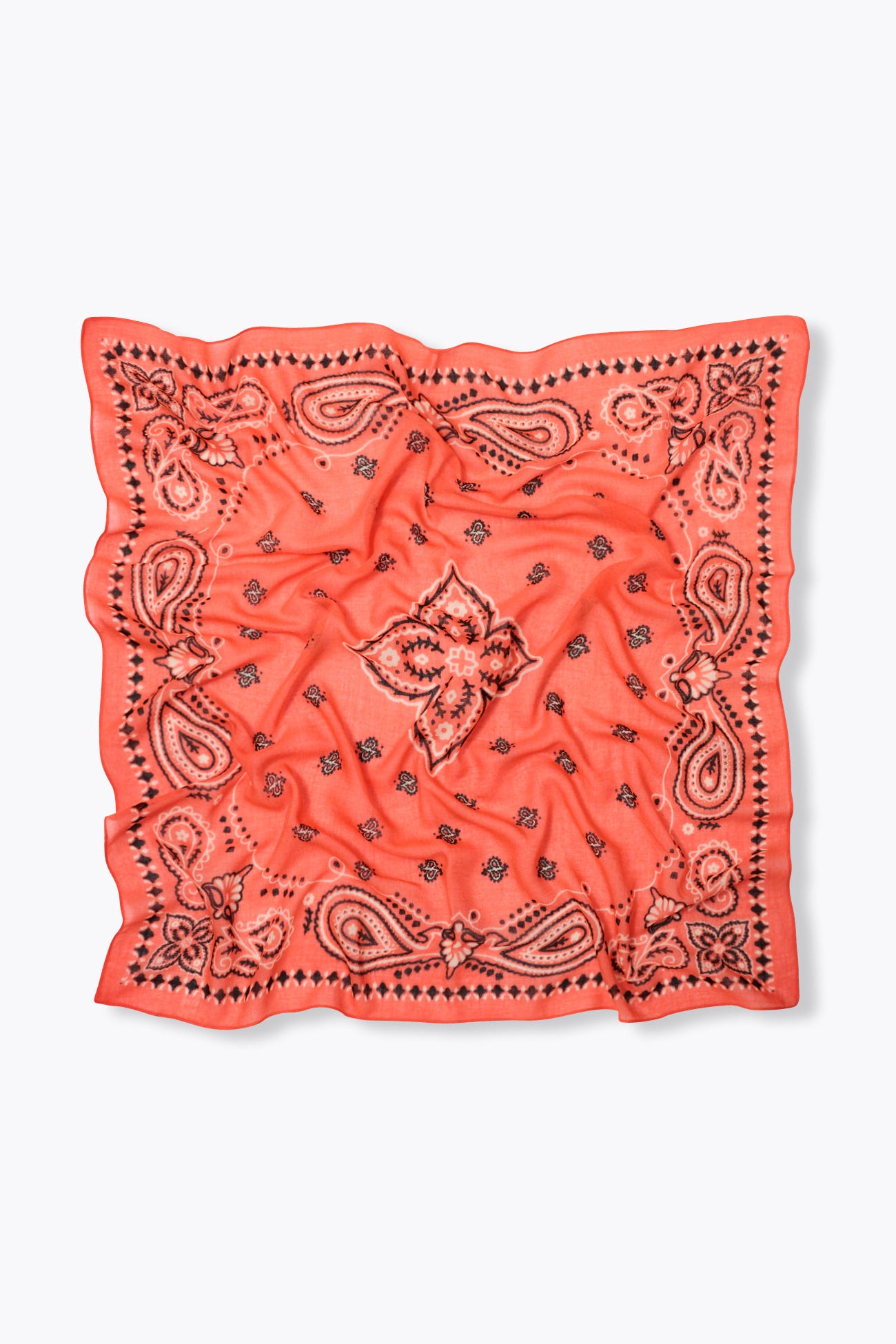 Grande foulard bandana in lana