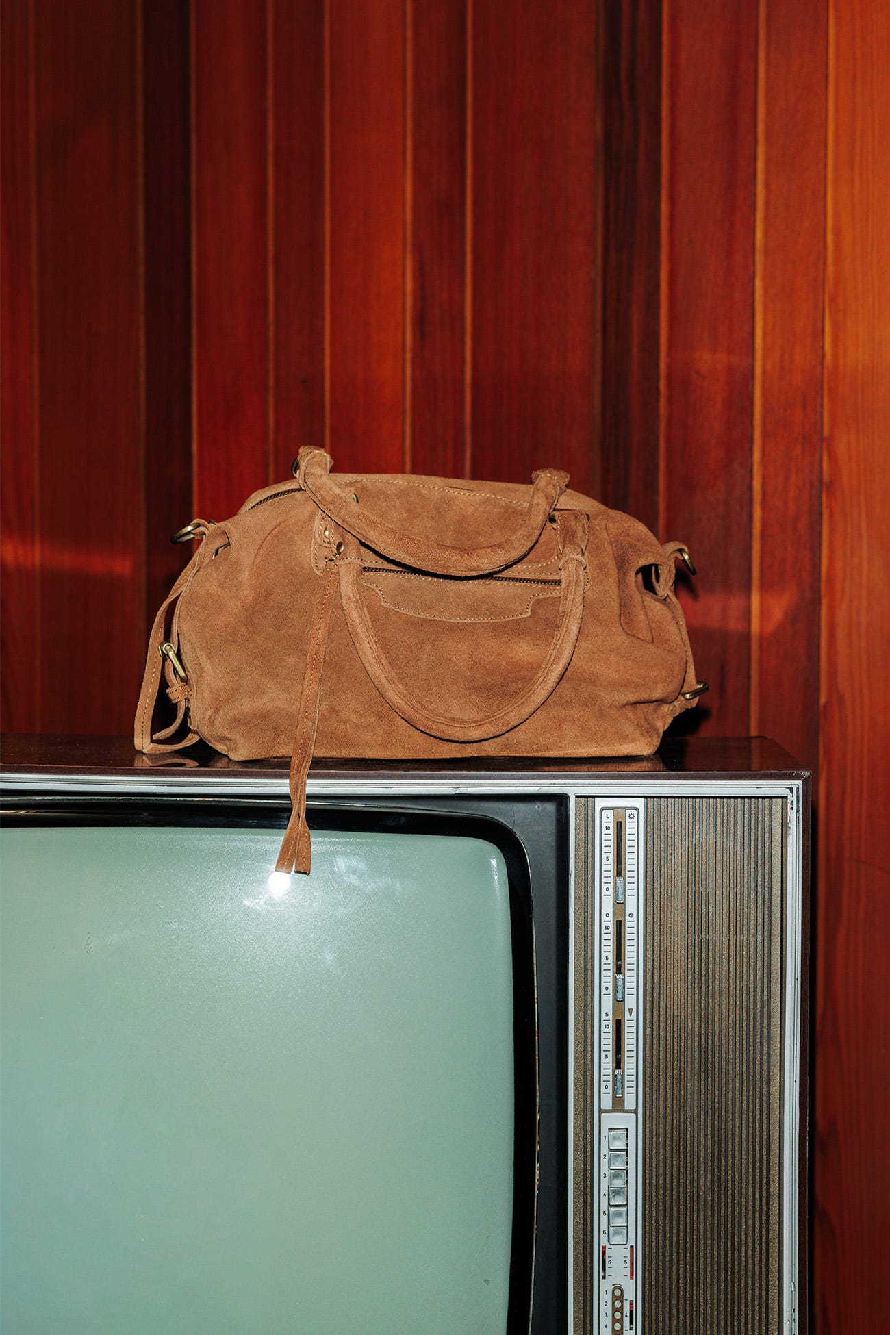 Sac en cuir suédé Femme