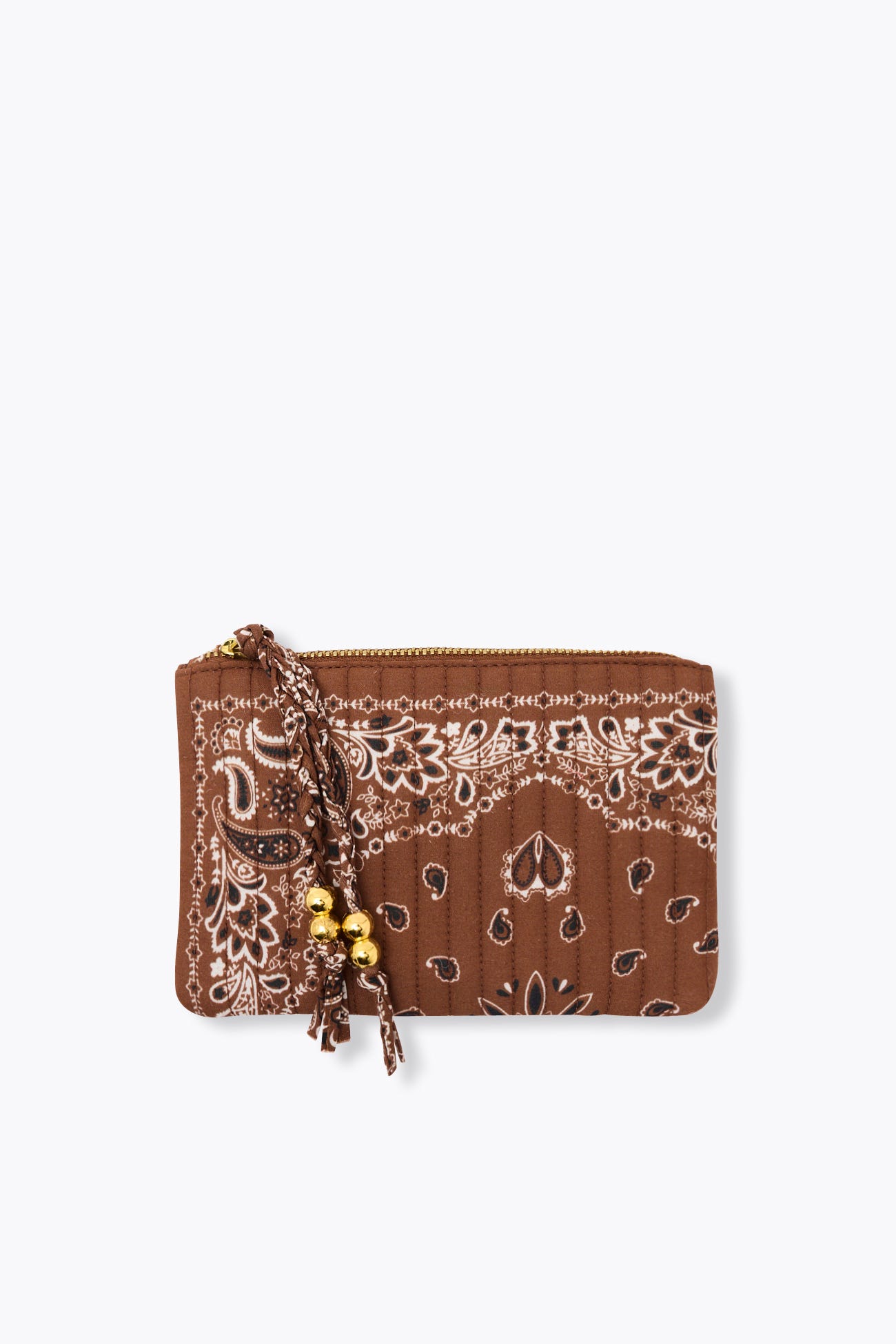 Mini-pochette zippée bandana