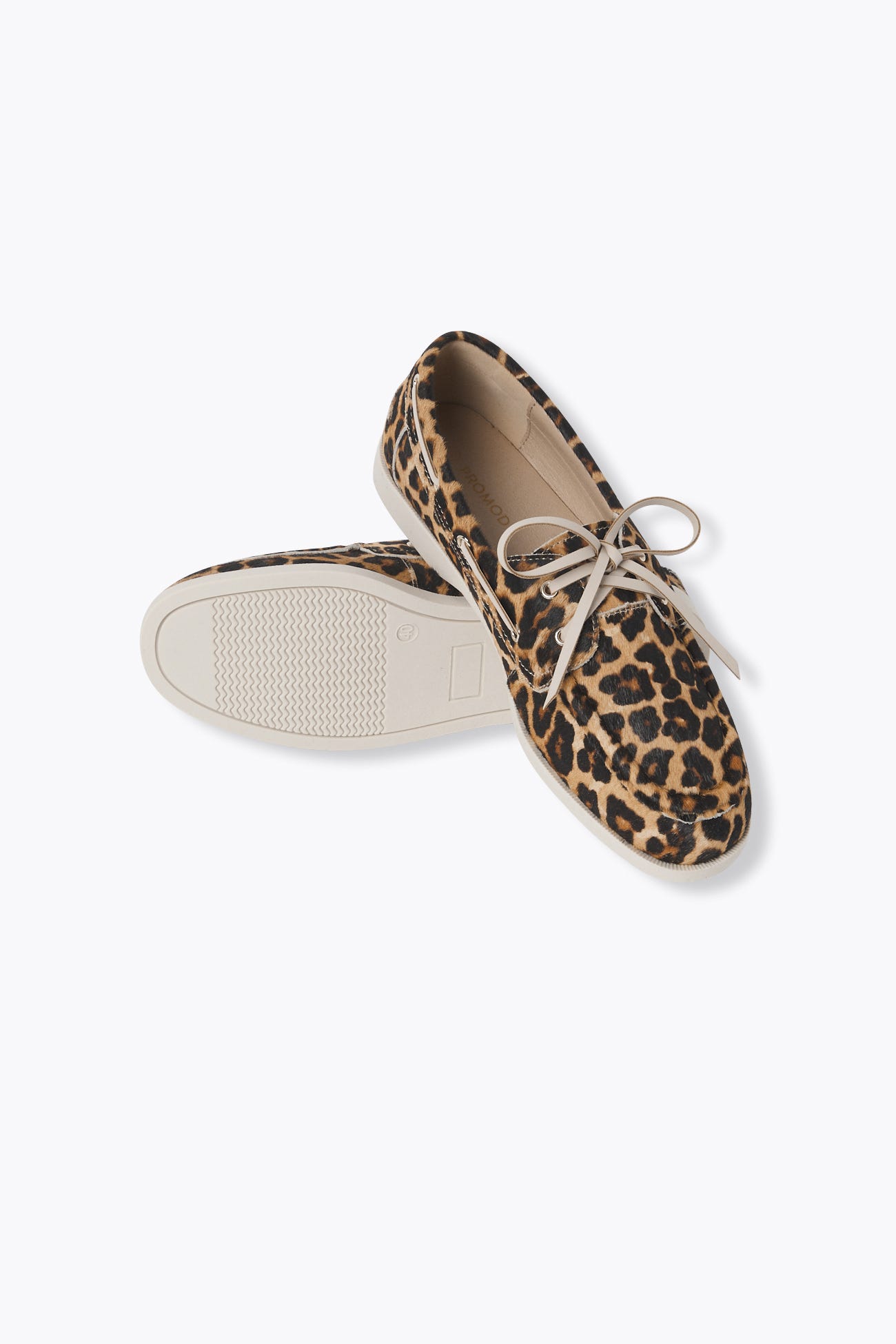Scarpe barca pelle leopardata