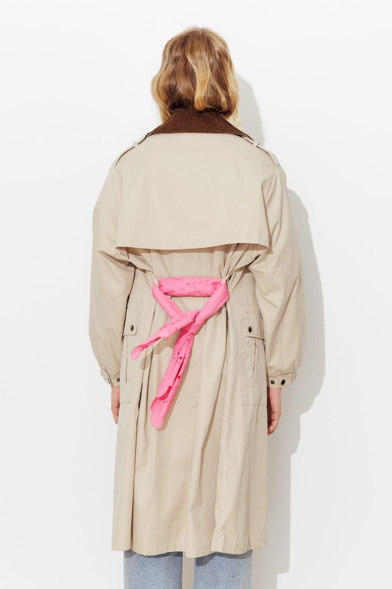 Pañuelo vichy bordado