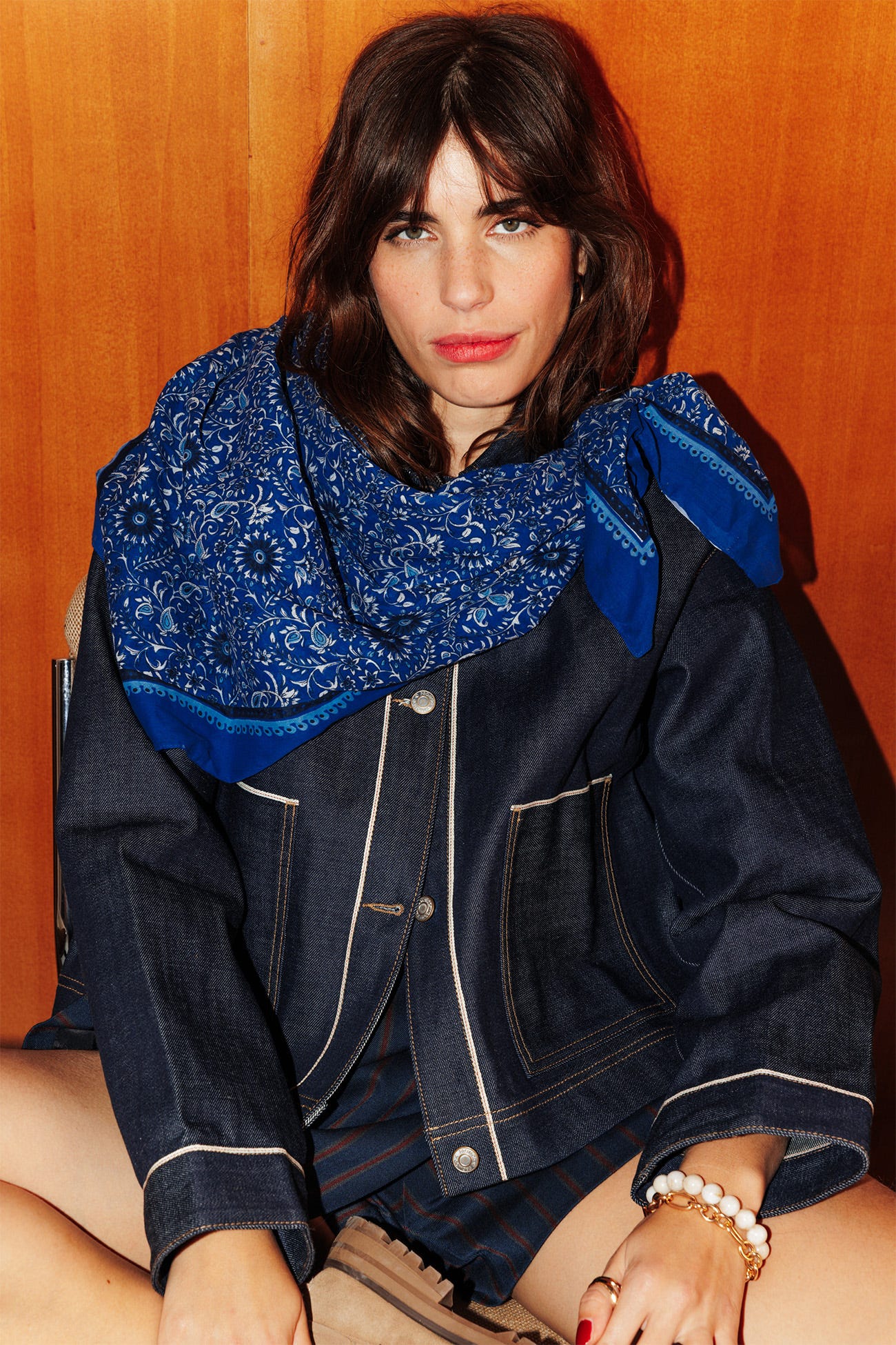 Gemustertes Halstuch