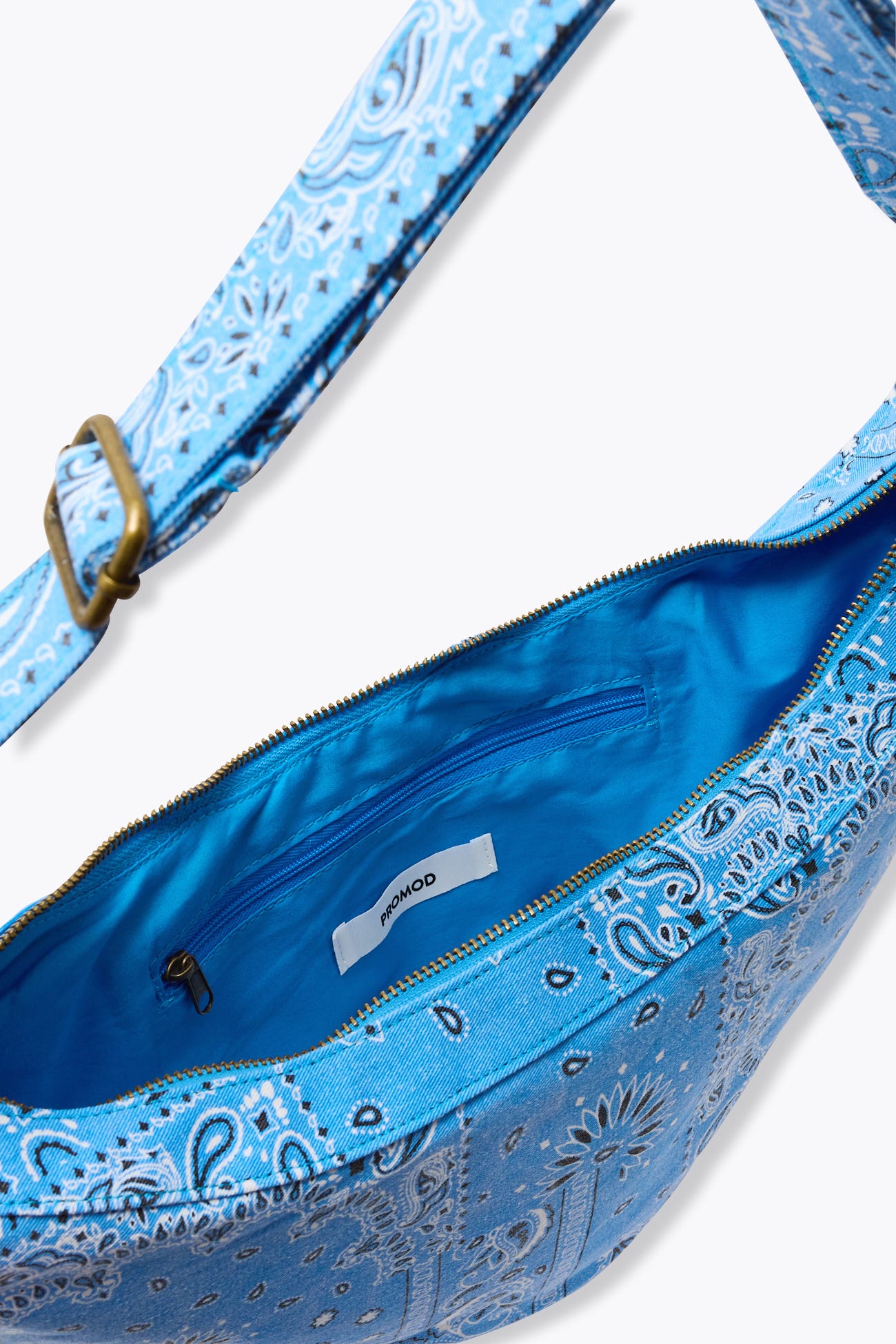 Bolso media luna bandana